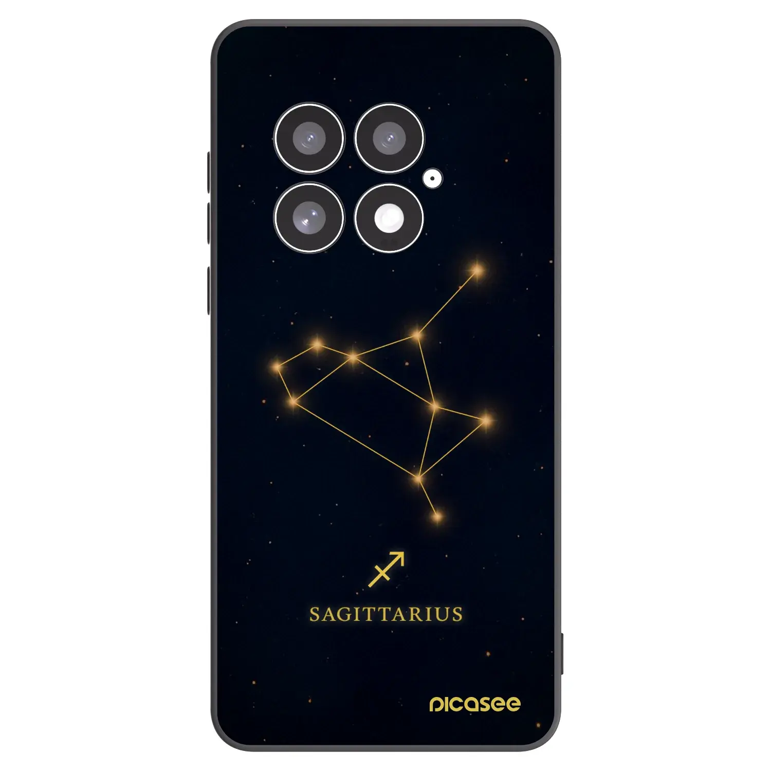 Silikonový černý obal pro OnePlus 13 5G - SAGITTARIUS