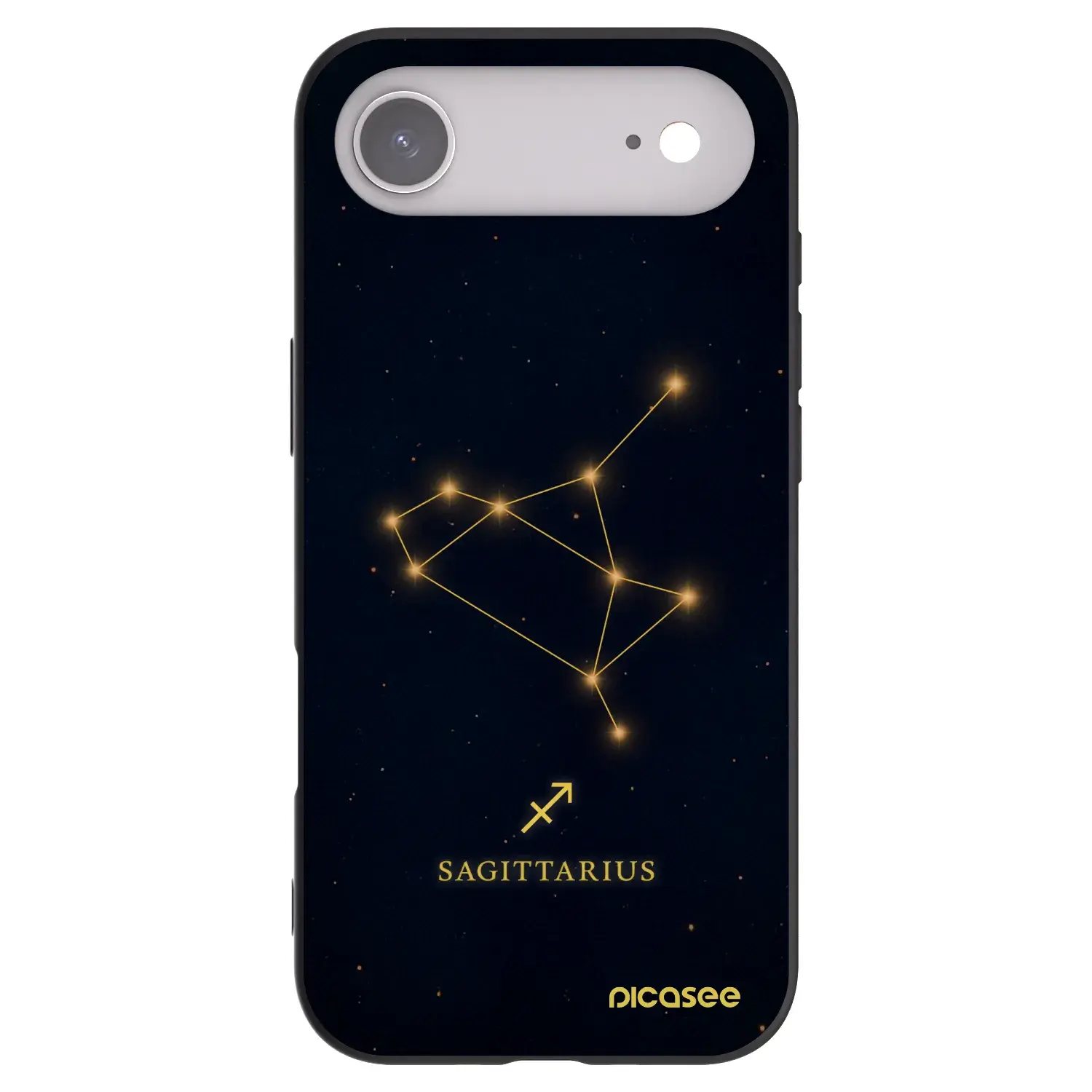 Silikonový černý obal pro Apple iPhone Air - SAGITTARIUS