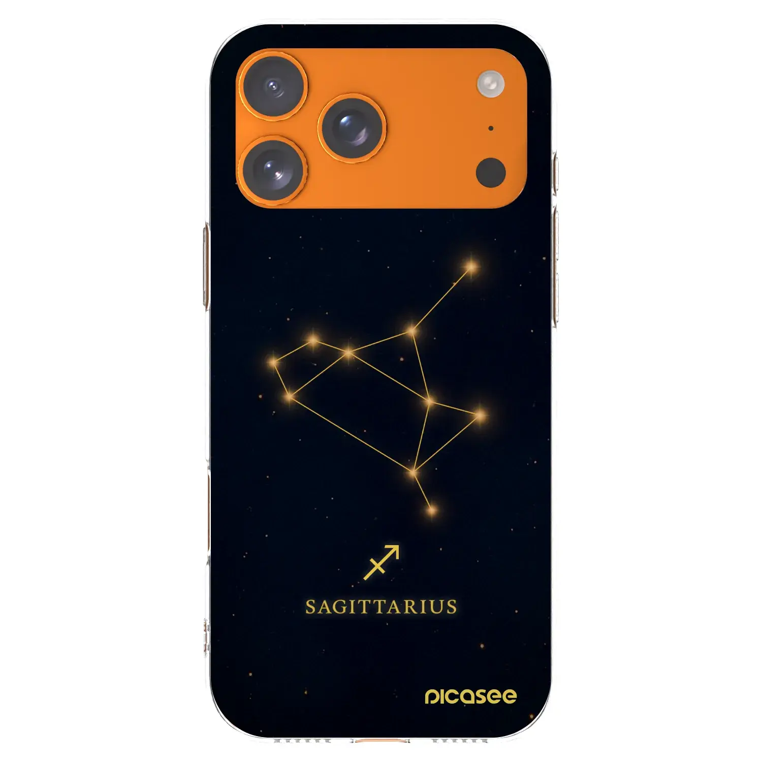 Silikonový průhledný obal pro Apple iPhone 17 Pro Max - SAGITTARIUS