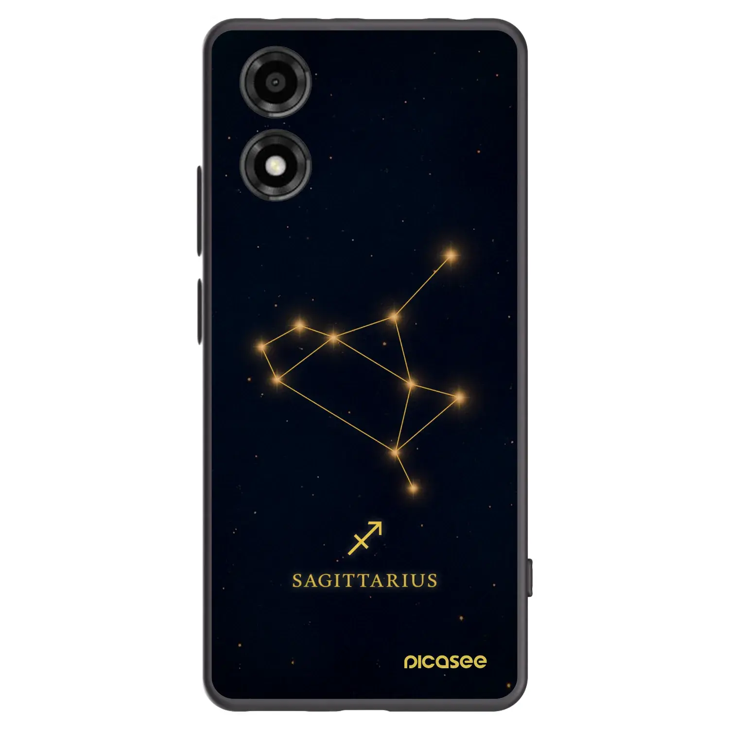 Silikonový černý obal pro Motorola Moto E14 - SAGITTARIUS