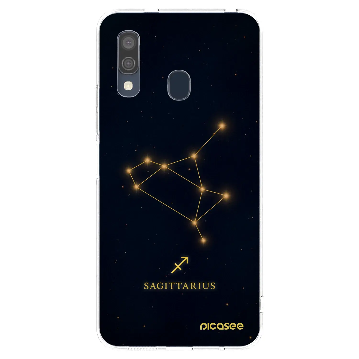 Silikonový průhledný obal pro Samsung Galaxy A40 A405F - SAGITTARIUS