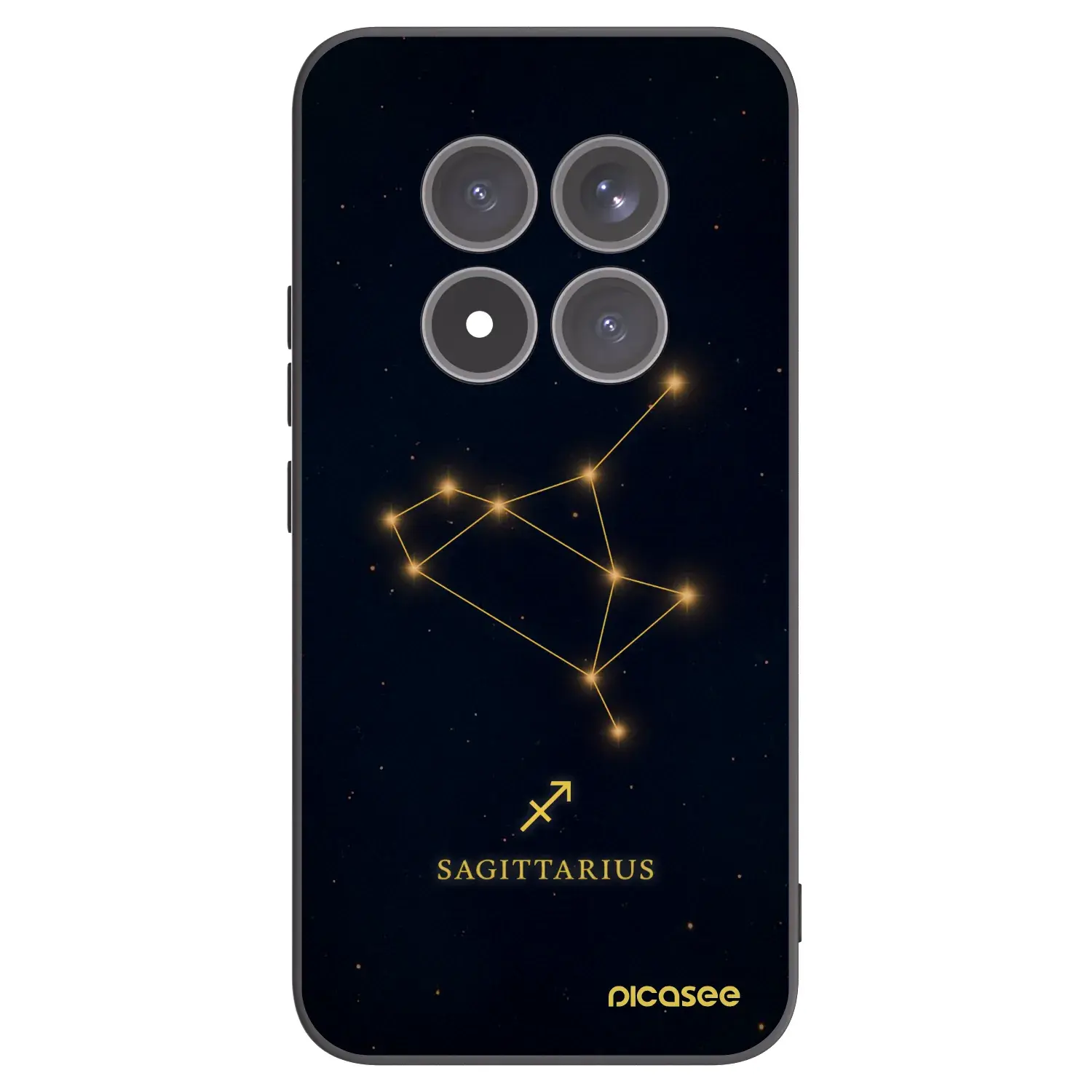Silikonový černý obal pro Xiaomi Redmi Note 15 Pro+ - SAGITTARIUS