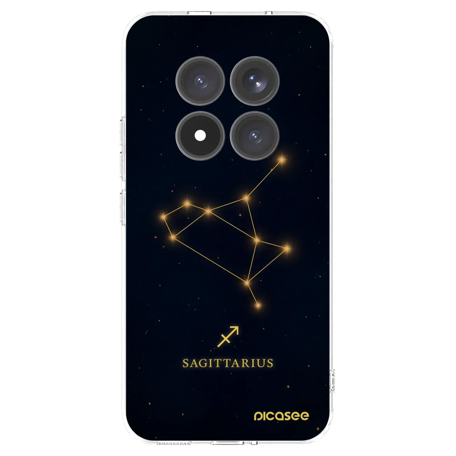 Silikonový průhledný obal pro Xiaomi Redmi Note 15 Pro+ - SAGITTARIUS