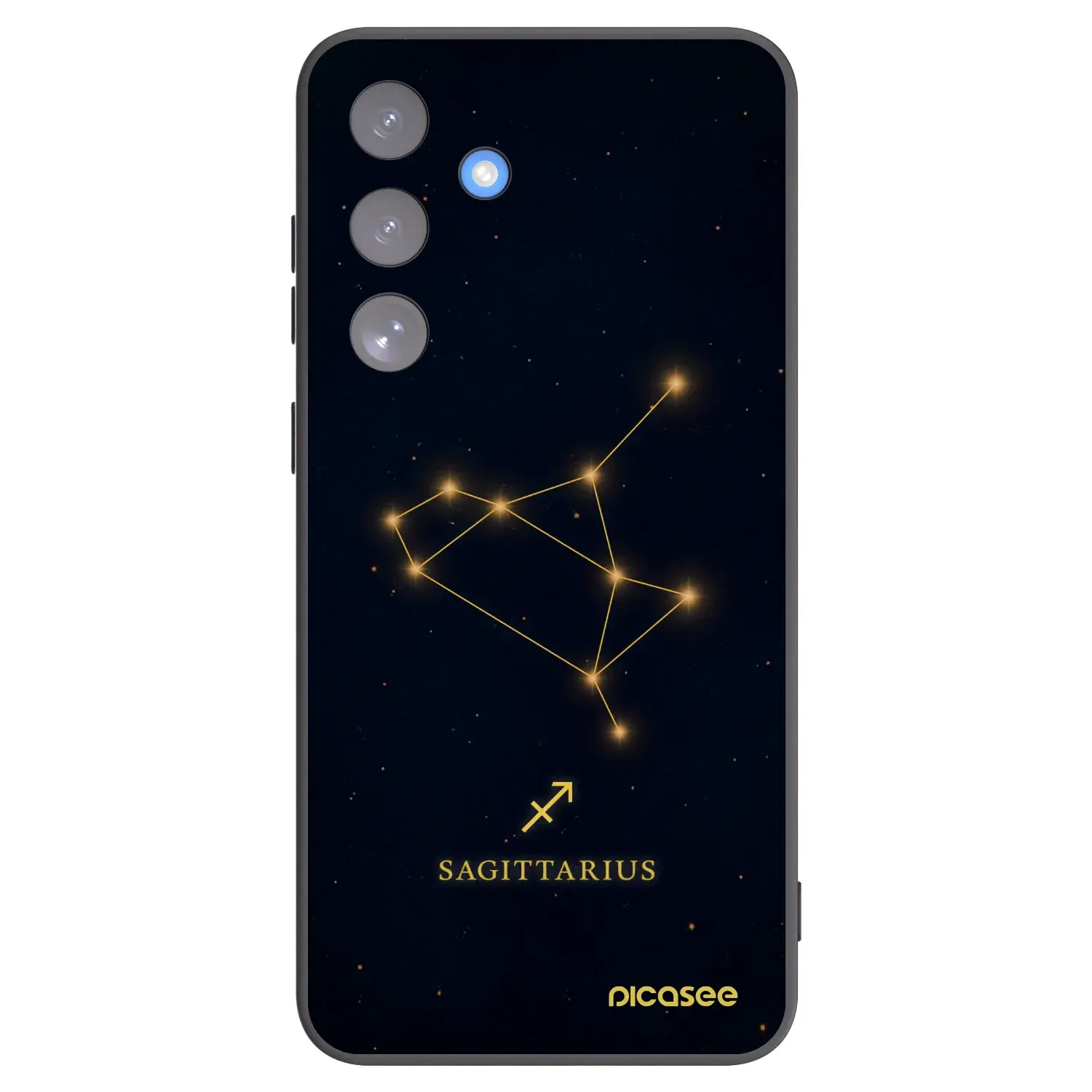 Silikonový černý obal pro Samsung Galaxy S25 FE 5G - SAGITTARIUS