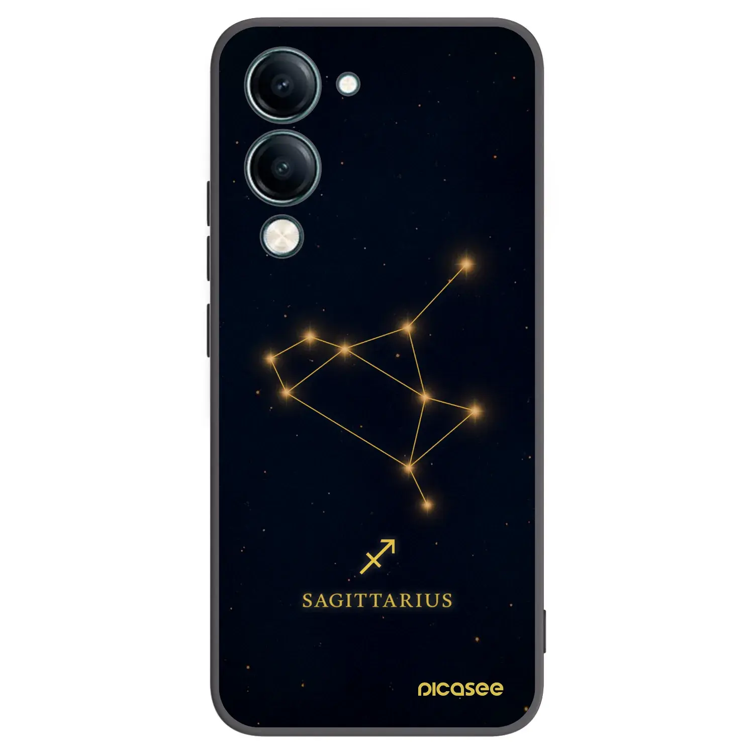 Silikonový černý obal pro Vivo Y29s 5G - SAGITTARIUS