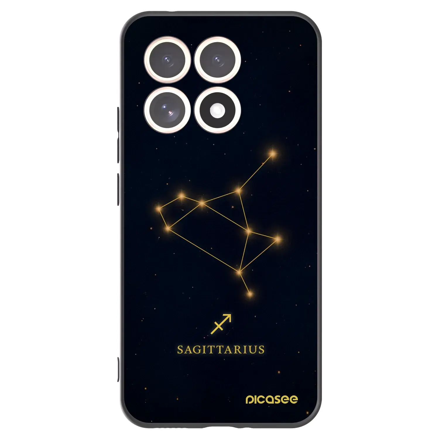 Silikonový černý obal pro Xiaomi 15T - SAGITTARIUS