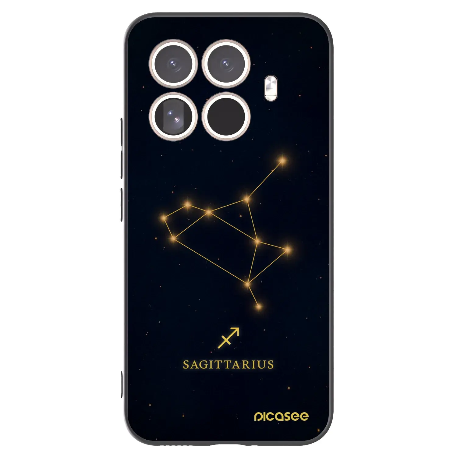 Silikonový černý obal pro Xiaomi 15T Pro - SAGITTARIUS
