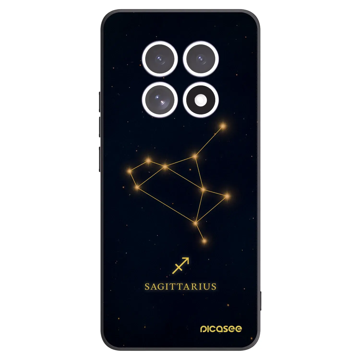 Silikonový černý obal pro Xiaomi Redmi Note 15 4G - SAGITTARIUS