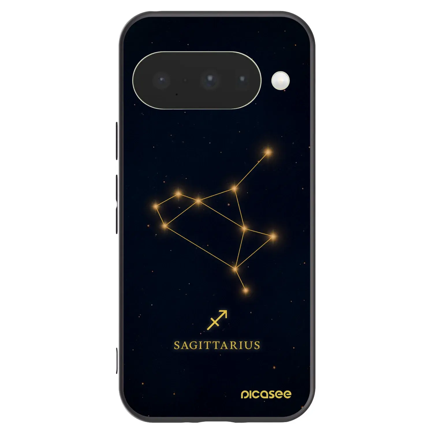 Silikonový černý obal pro Google Pixel 10 - SAGITTARIUS