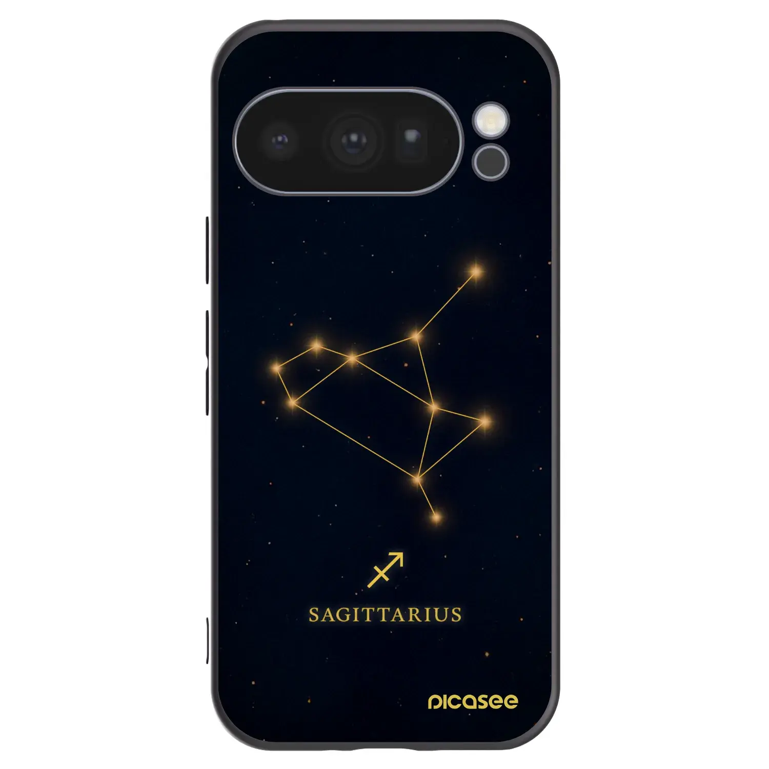 Silikonový černý obal pro Google Pixel 10 Pro - SAGITTARIUS