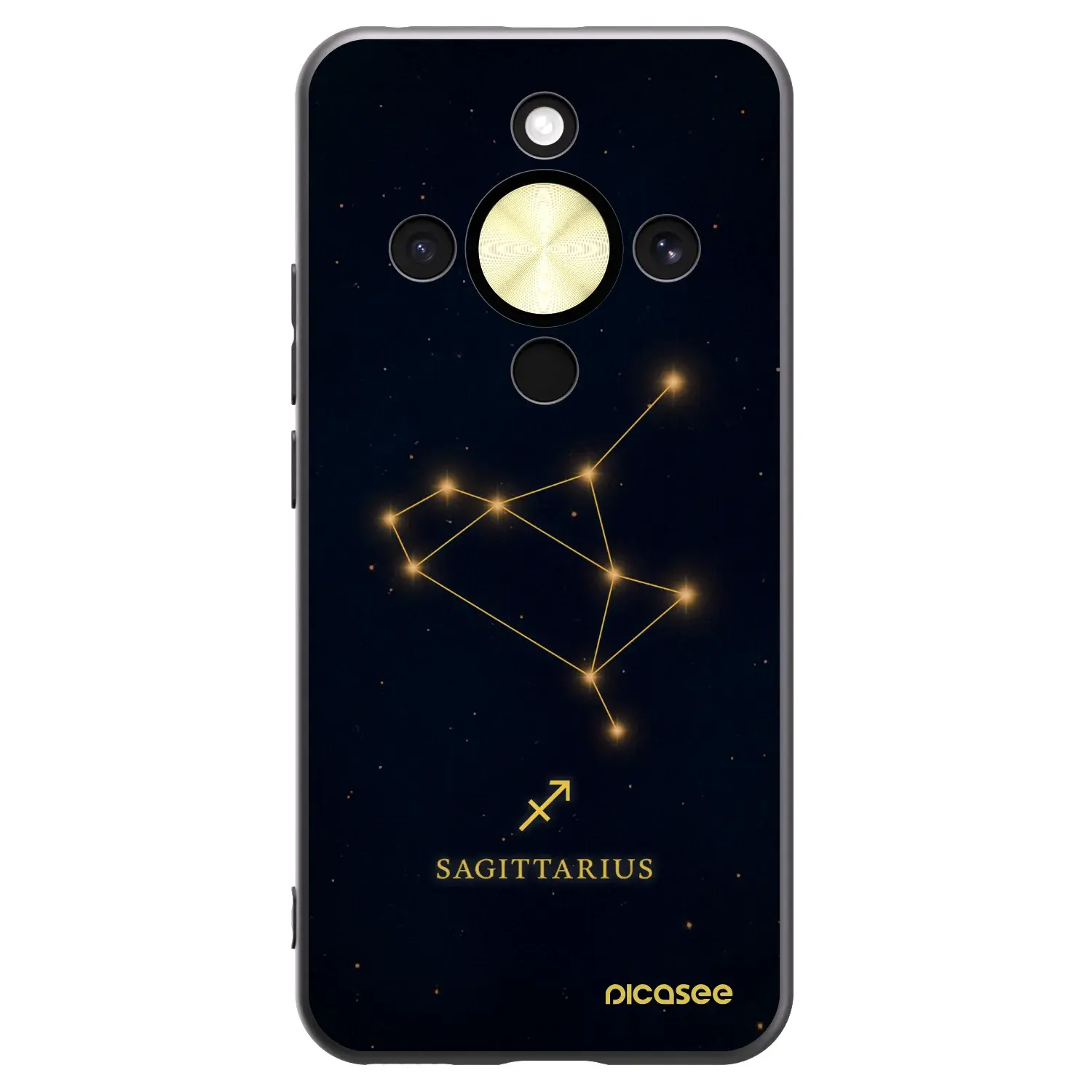 Silikonový černý obal pro Honor Magic8 Lite 5G - SAGITTARIUS
