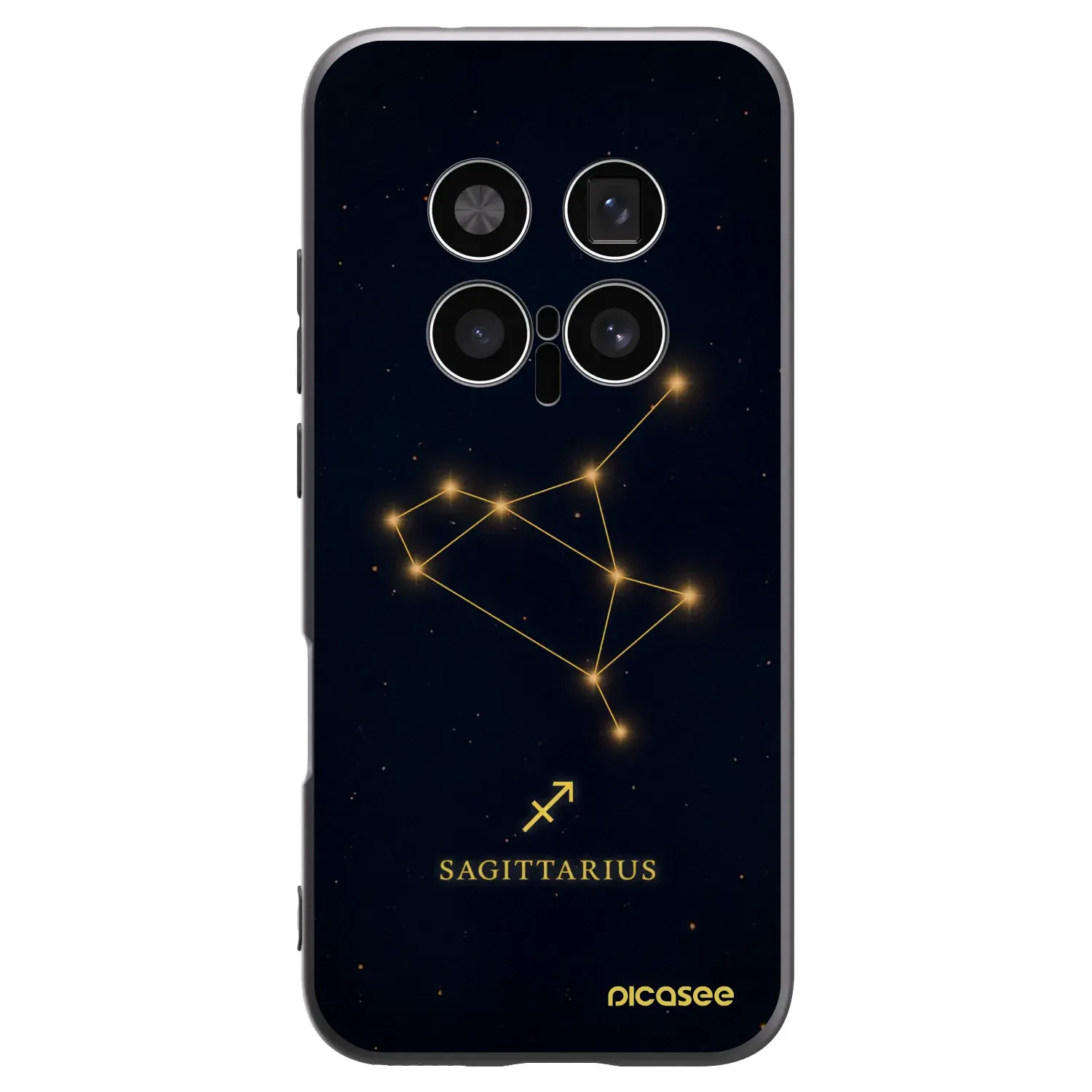 Silikonový černý obal pro Honor Magic8 Pro 5G - SAGITTARIUS