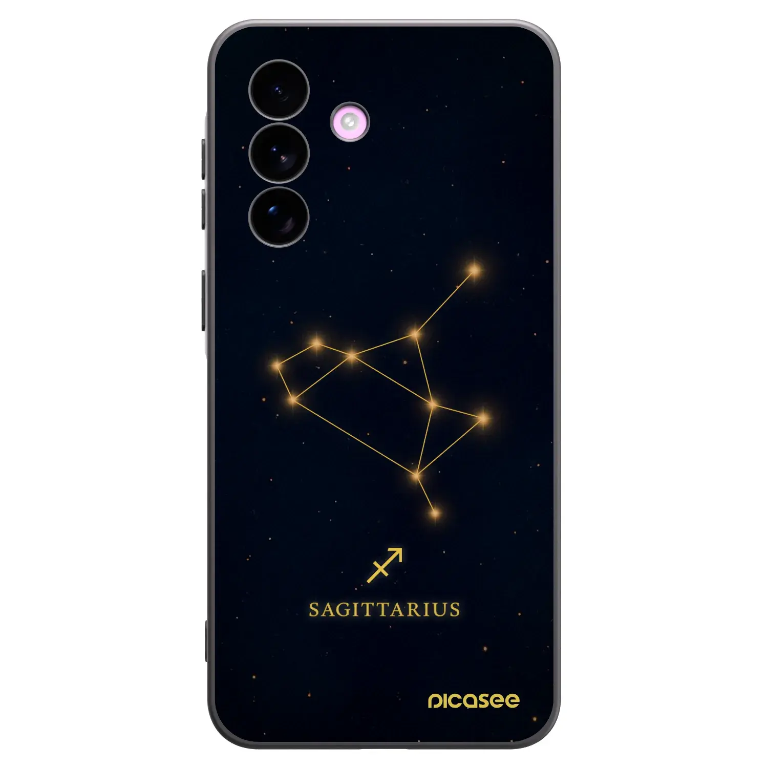 Silikonový černý obal pro Samsung Galaxy A57 5G - SAGITTARIUS