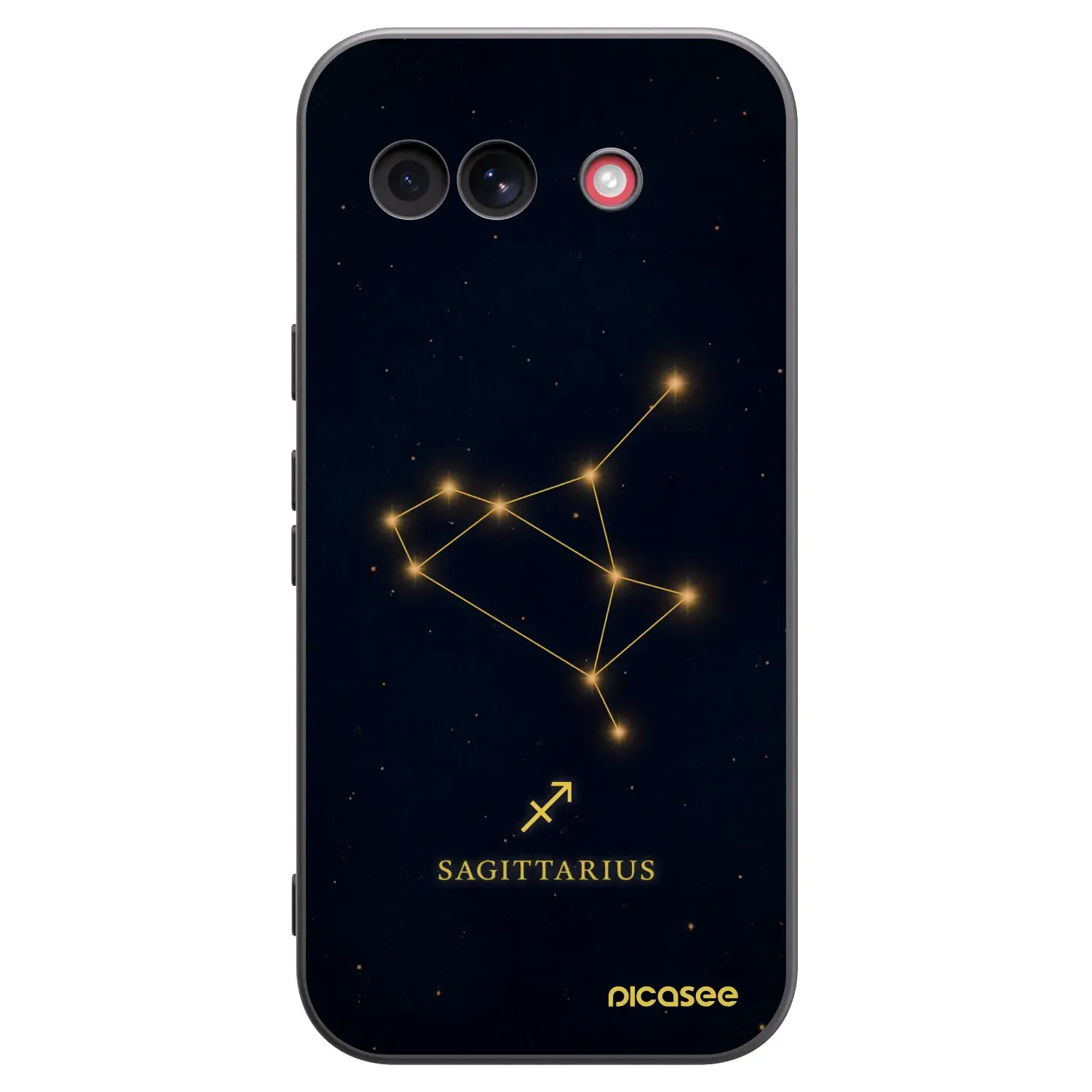 Silikonový černý obal pro Google Pixel 10a - SAGITTARIUS