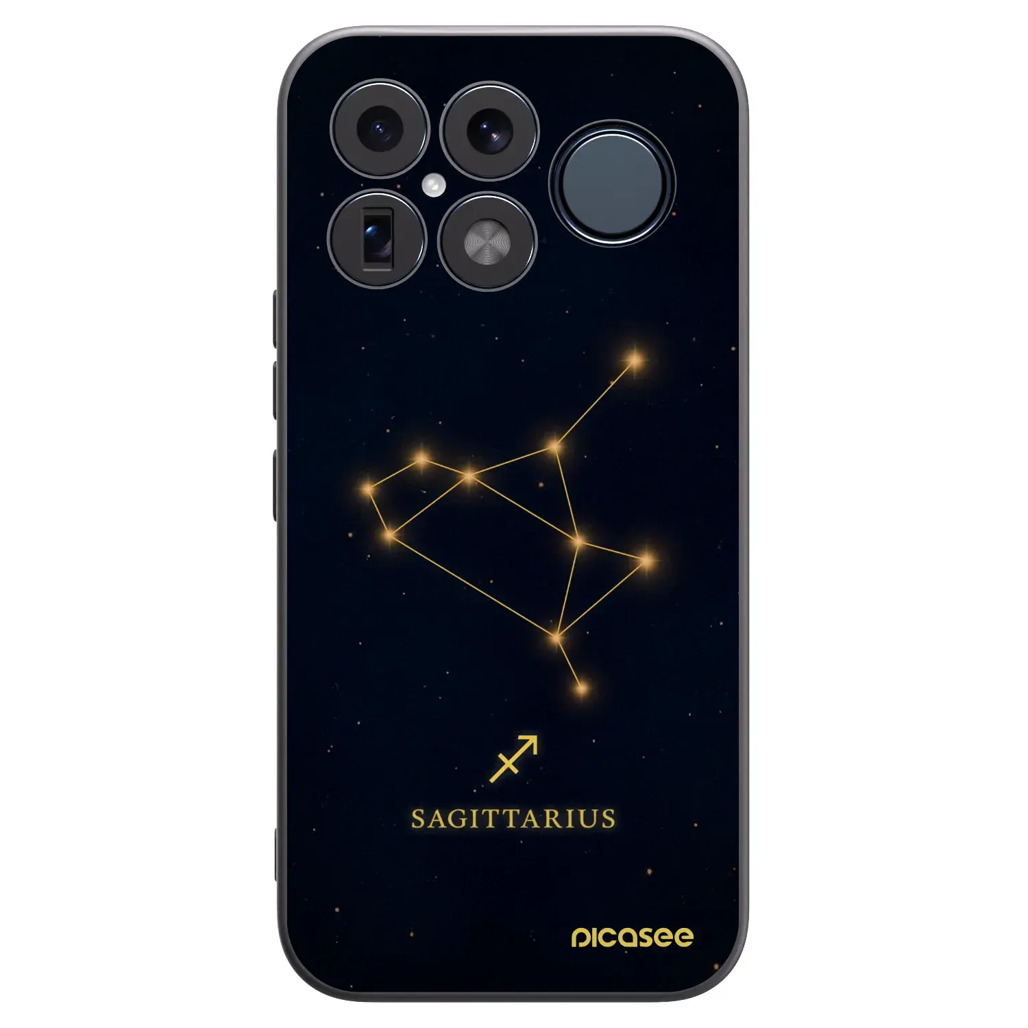 Silikonový černý obal pro Xiaomi Poco F8 Ultra - SAGITTARIUS