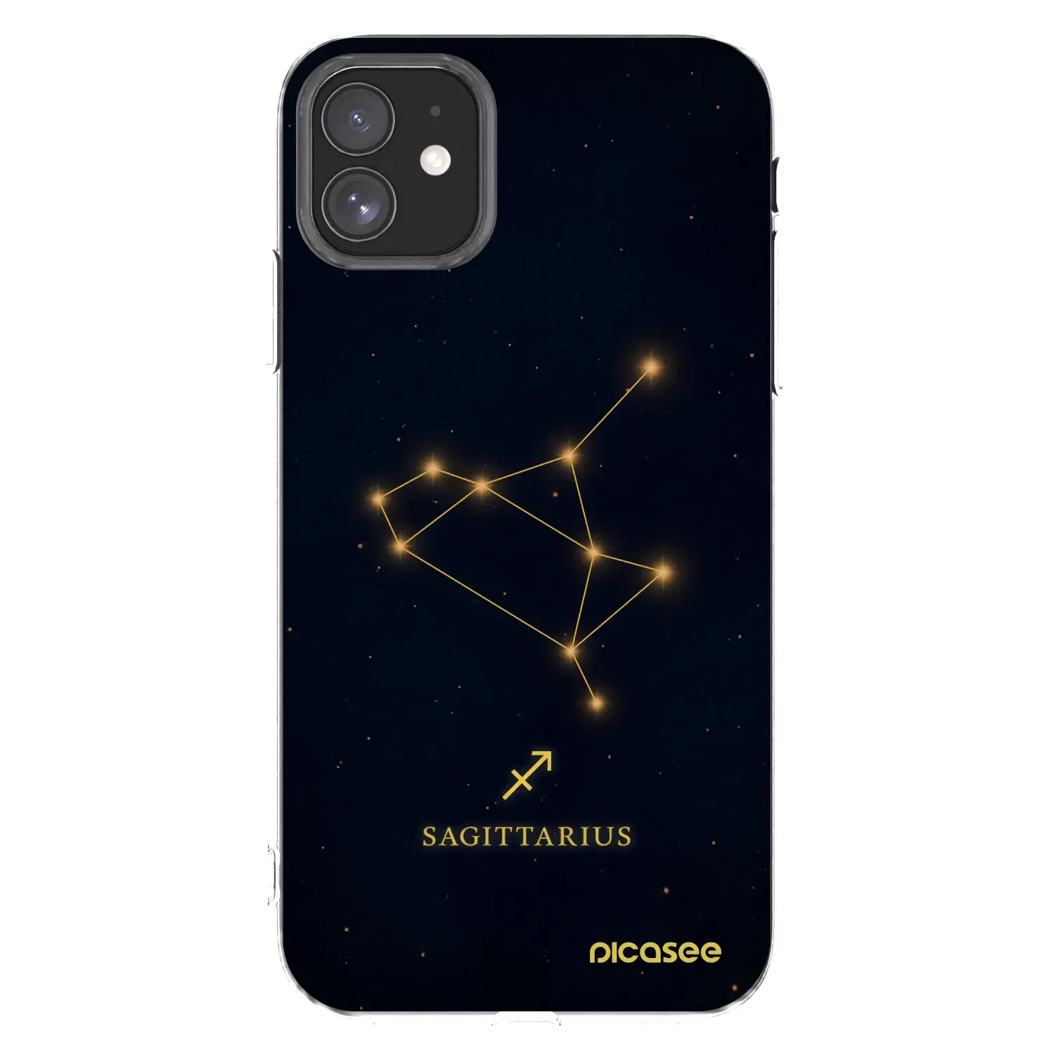 Silikonový průhledný obal pro Apple iPhone 11 - SAGITTARIUS
