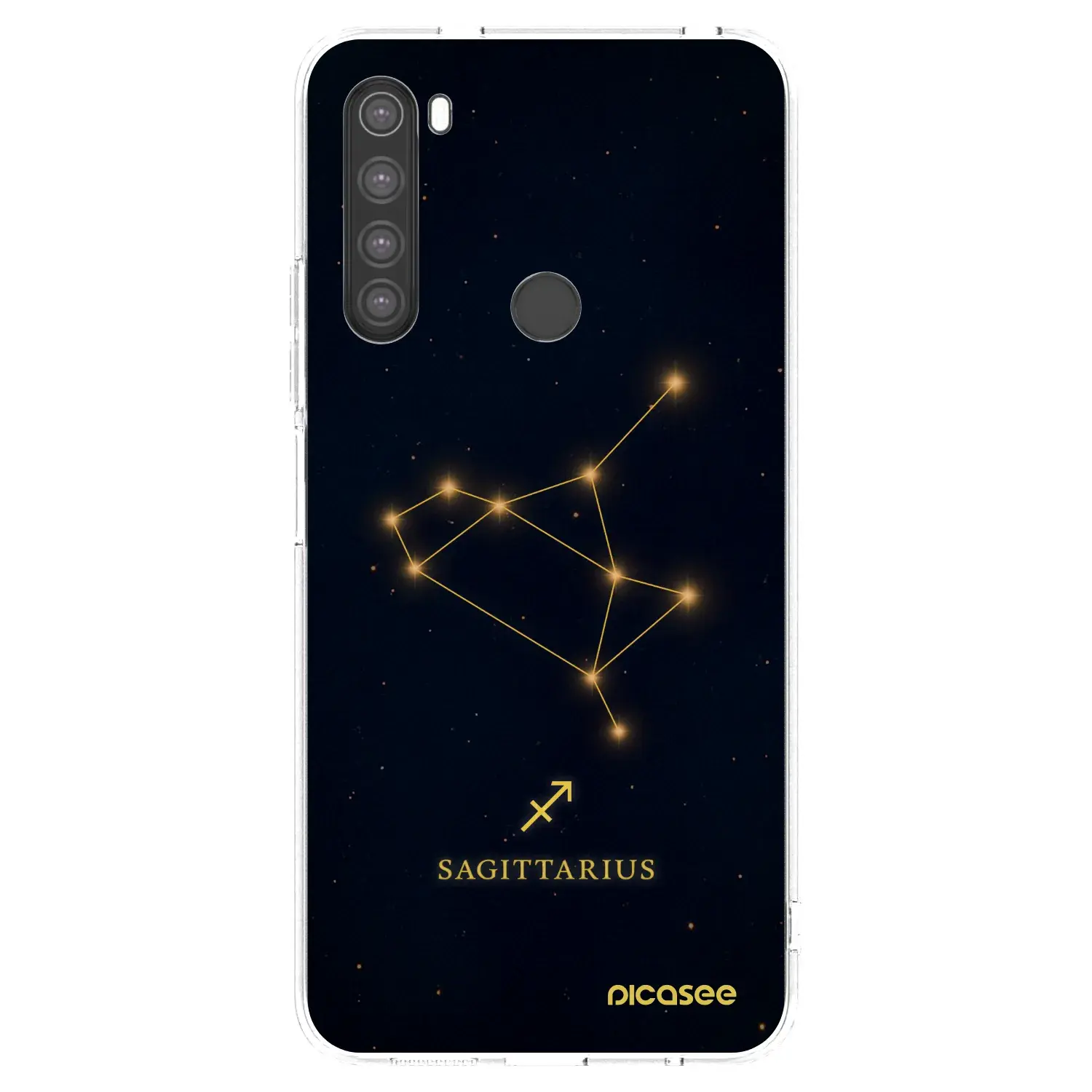 Silikonový průhledný obal pro Xiaomi Redmi Note 8 - SAGITTARIUS