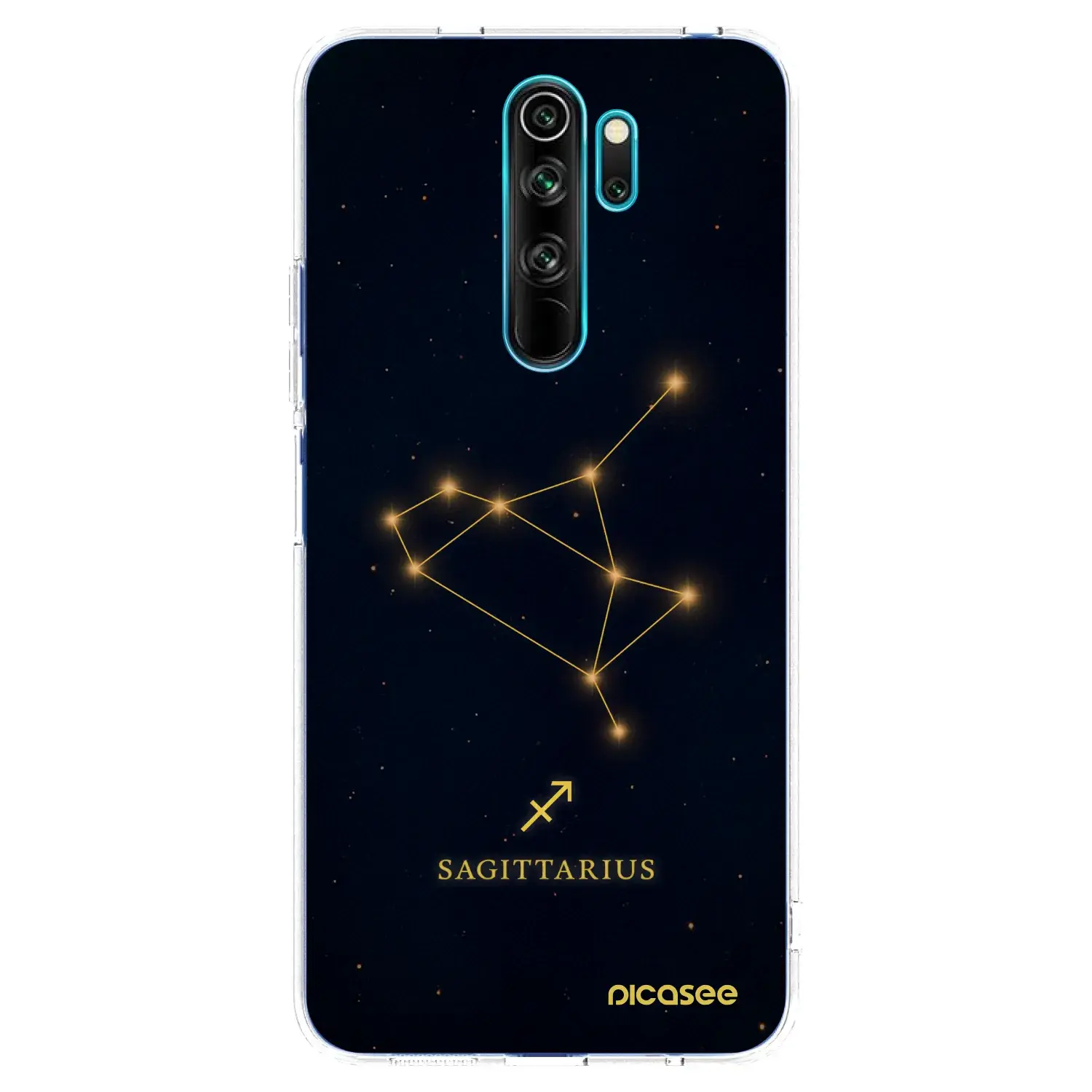 Silikonový průhledný obal pro Xiaomi Redmi Note 8 Pro - SAGITTARIUS