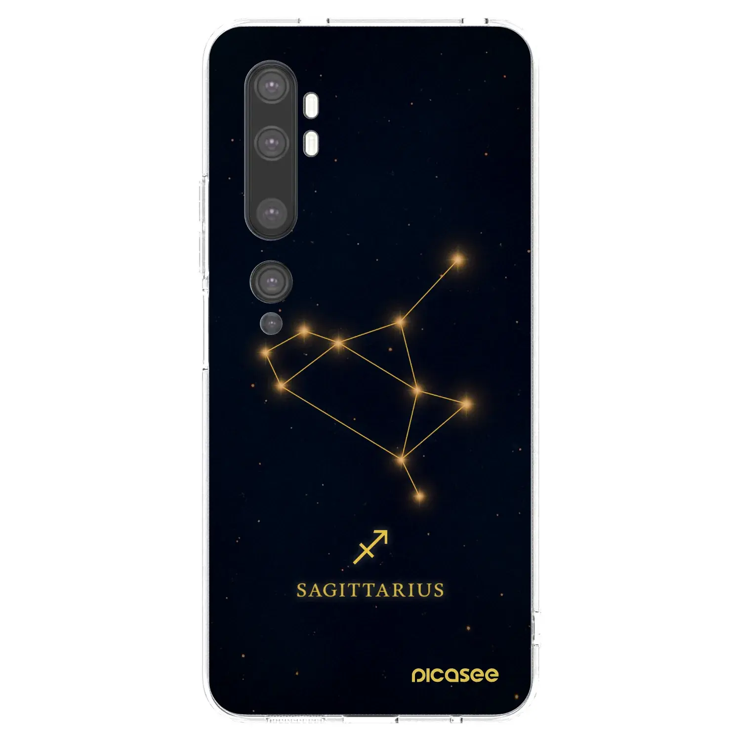 Silikonový průhledný obal pro Xiaomi Mi Note 10 (Pro) - SAGITTARIUS