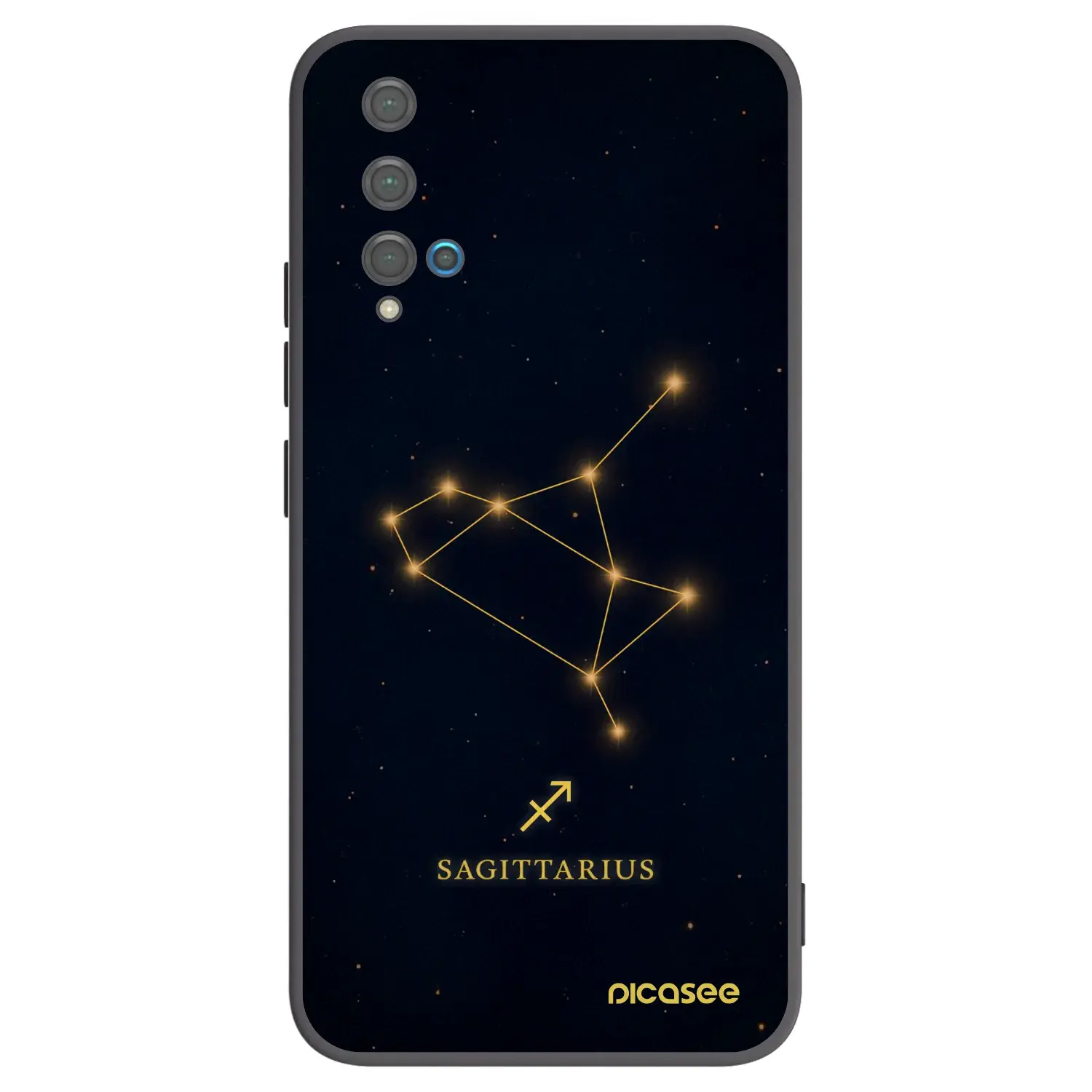 Silikonový černý obal pro Huawei Nova 5T - SAGITTARIUS