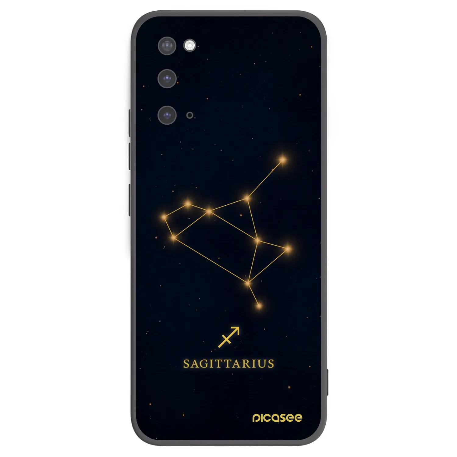 Silikonový černý obal pro Samsung Galaxy S20 G980F - SAGITTARIUS