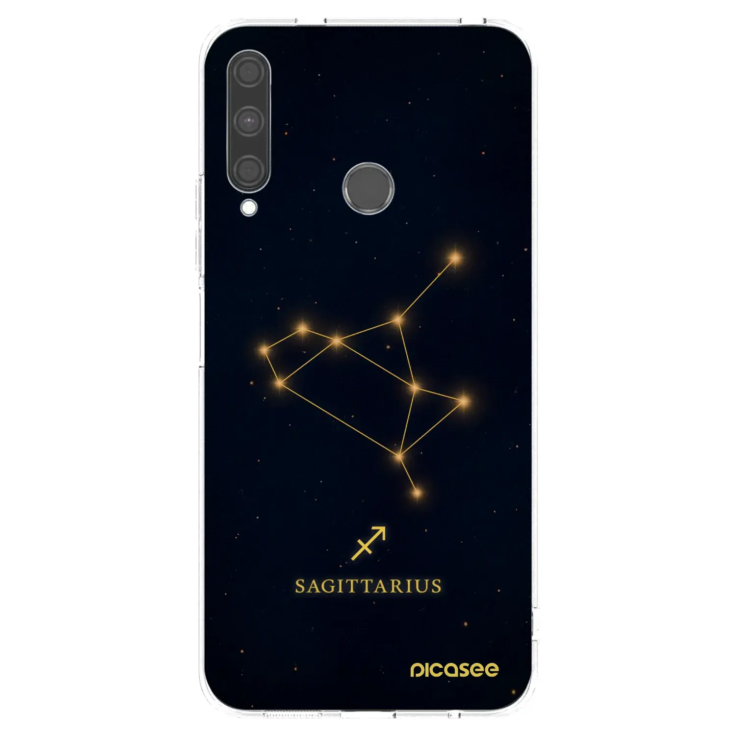 Silikonový průhledný obal pro Huawei P40 Lite E - SAGITTARIUS