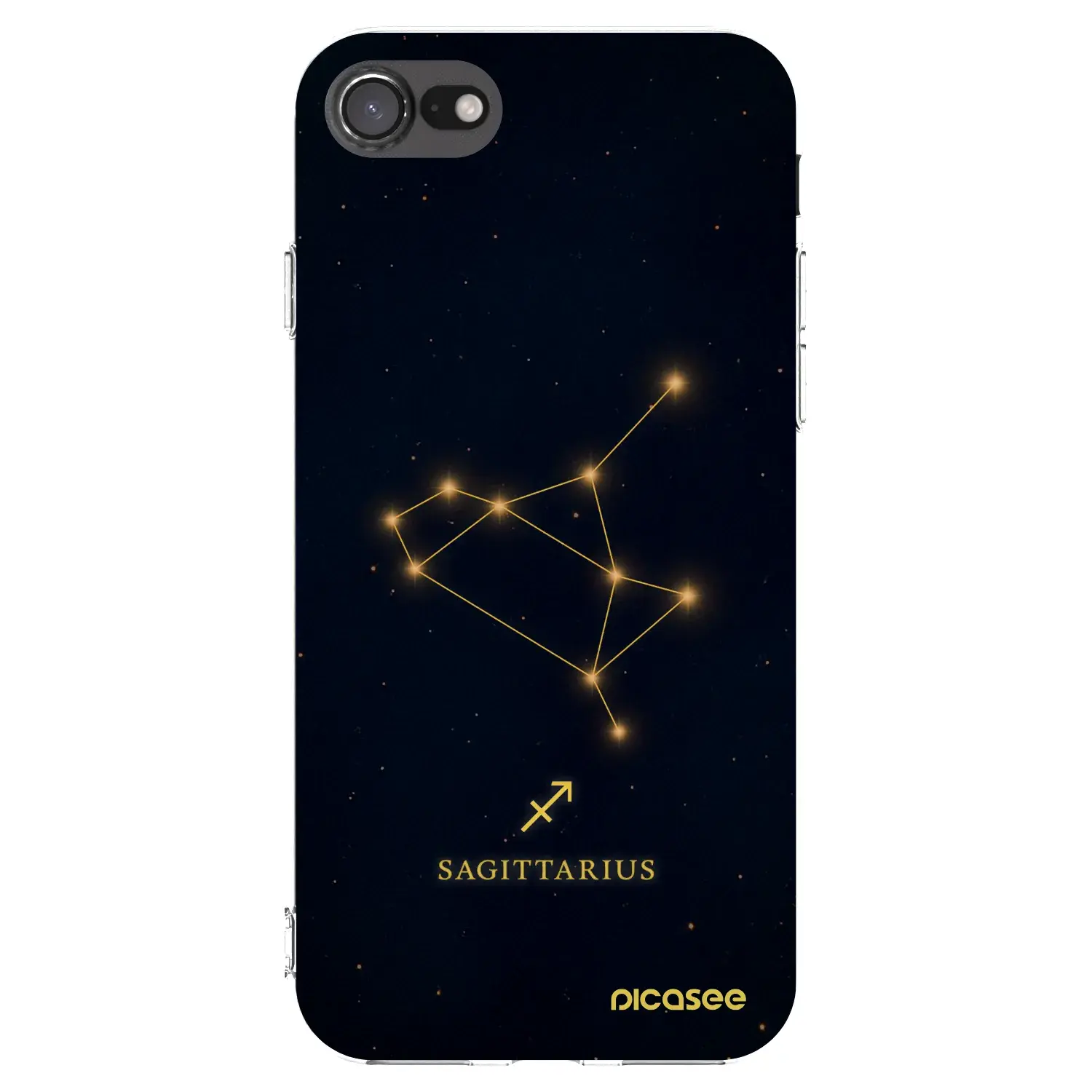 Silikonový průhledný obal pro Apple iPhone SE 2020 - SAGITTARIUS