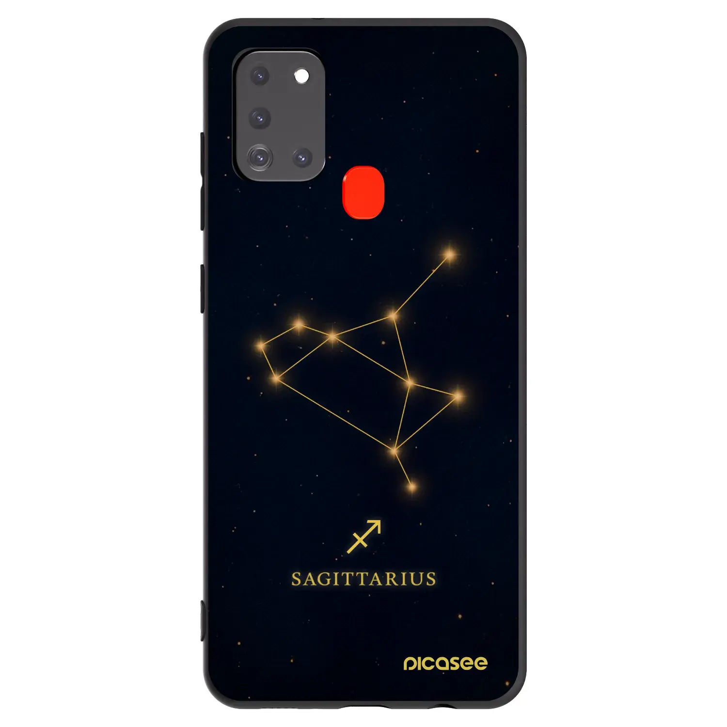 Silikonový černý obal pro Samsung Galaxy A21s - SAGITTARIUS