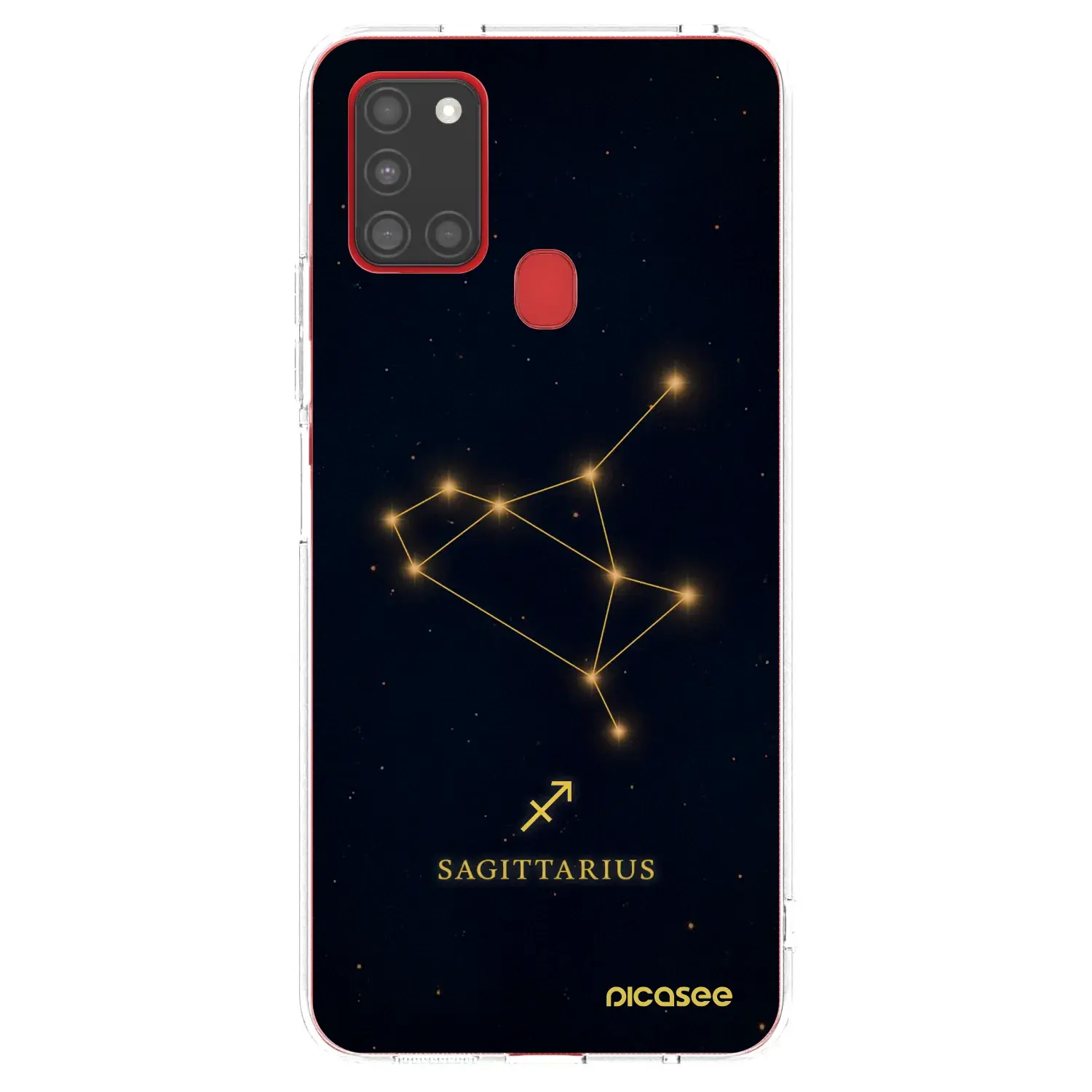 Silikonový průhledný obal pro Samsung Galaxy A21s - SAGITTARIUS