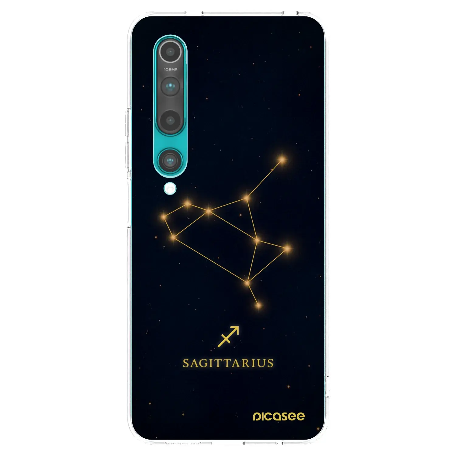 Silikonový průhledný obal pro Xiaomi Mi 10 - SAGITTARIUS