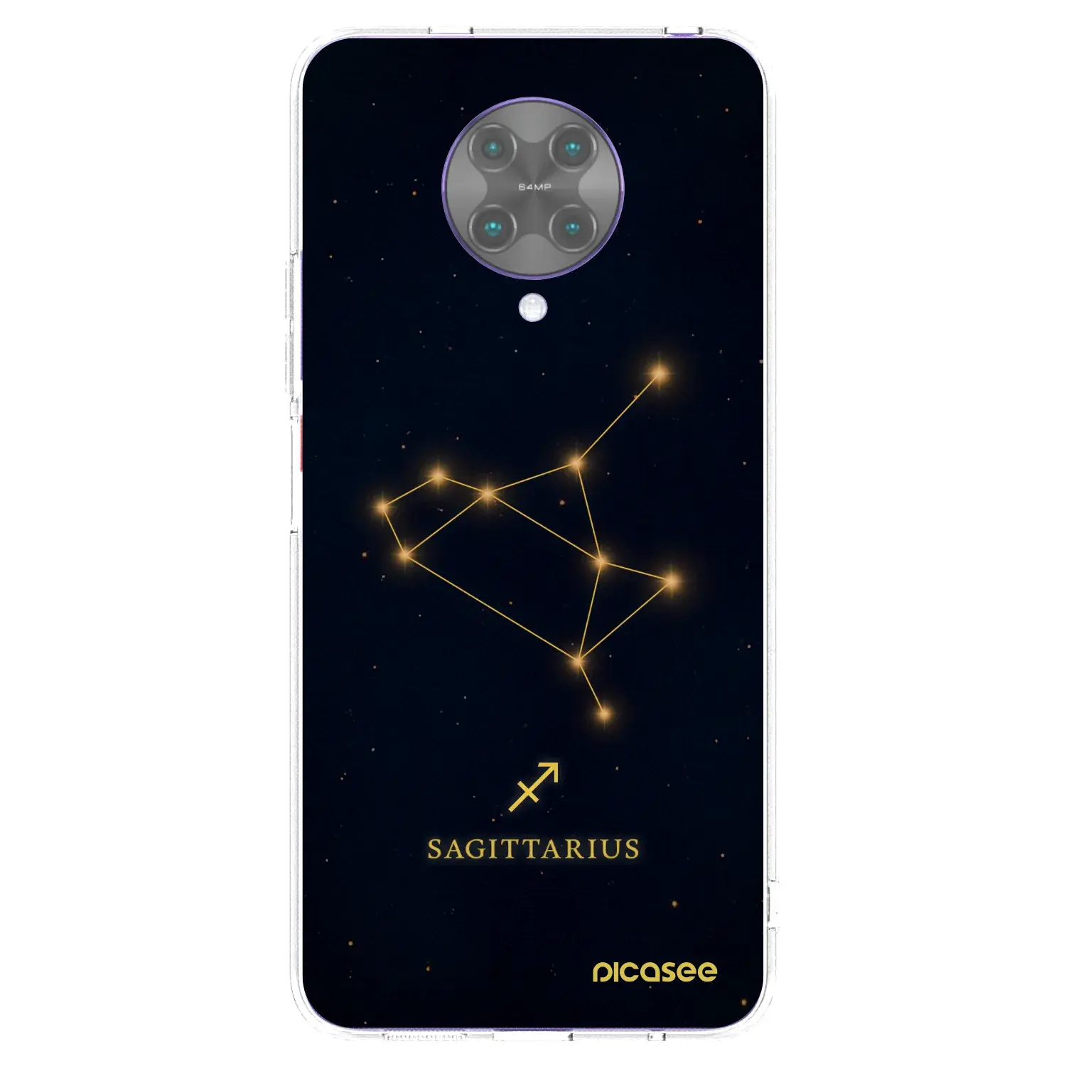 Silikonový průhledný obal pro Xiaomi Poco F2 Pro - SAGITTARIUS