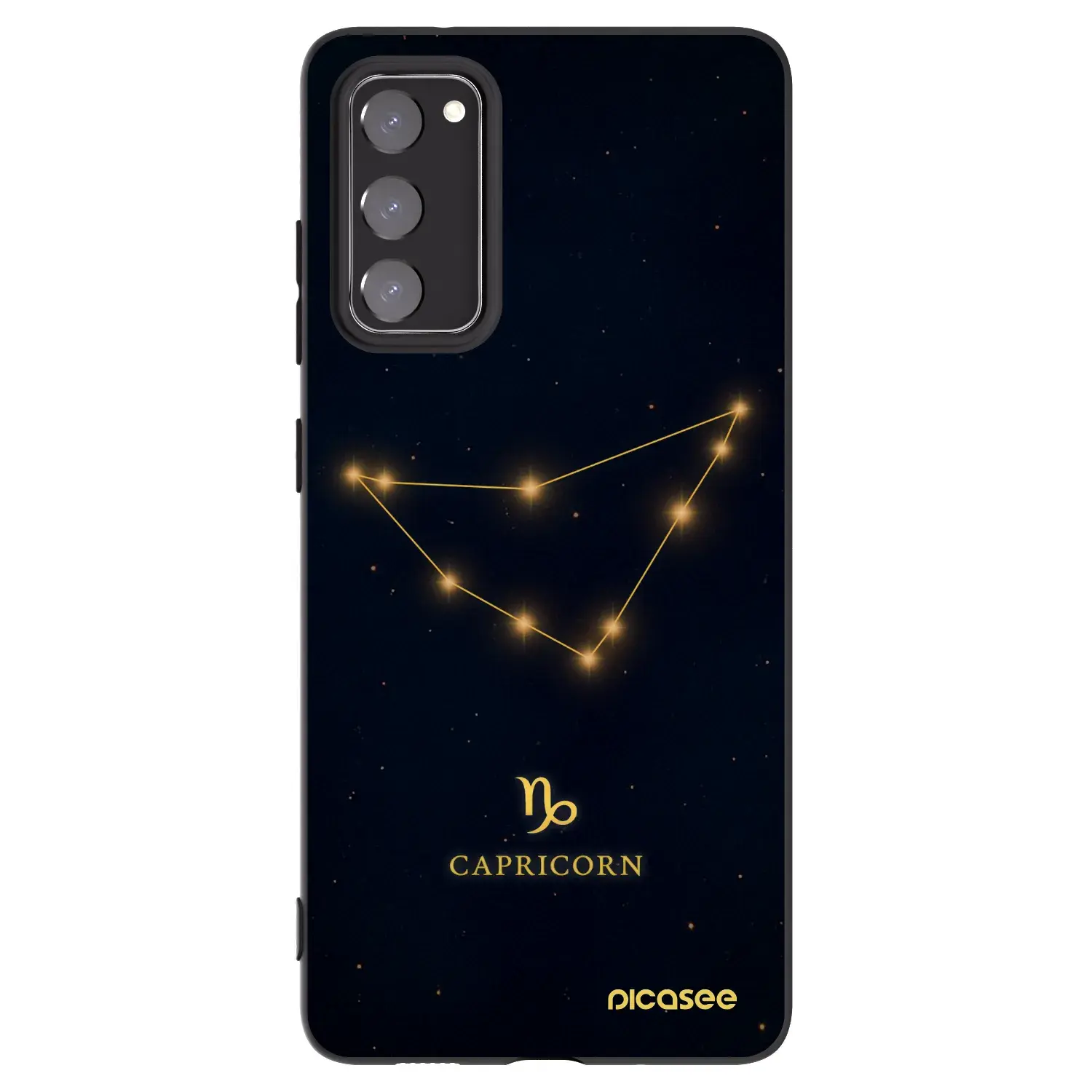 Silikonový černý obal pro Samsung Galaxy S20 FE - CAPRICORN