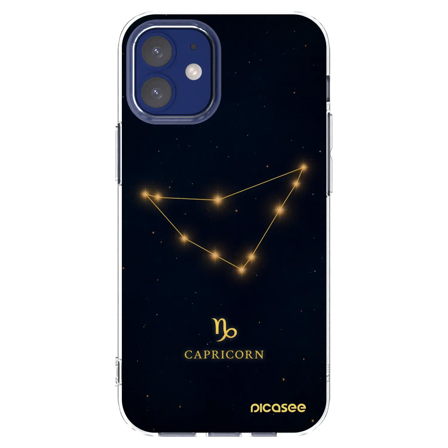 Silikonový průhledný obal pro Apple iPhone 12 mini - CAPRICORN
