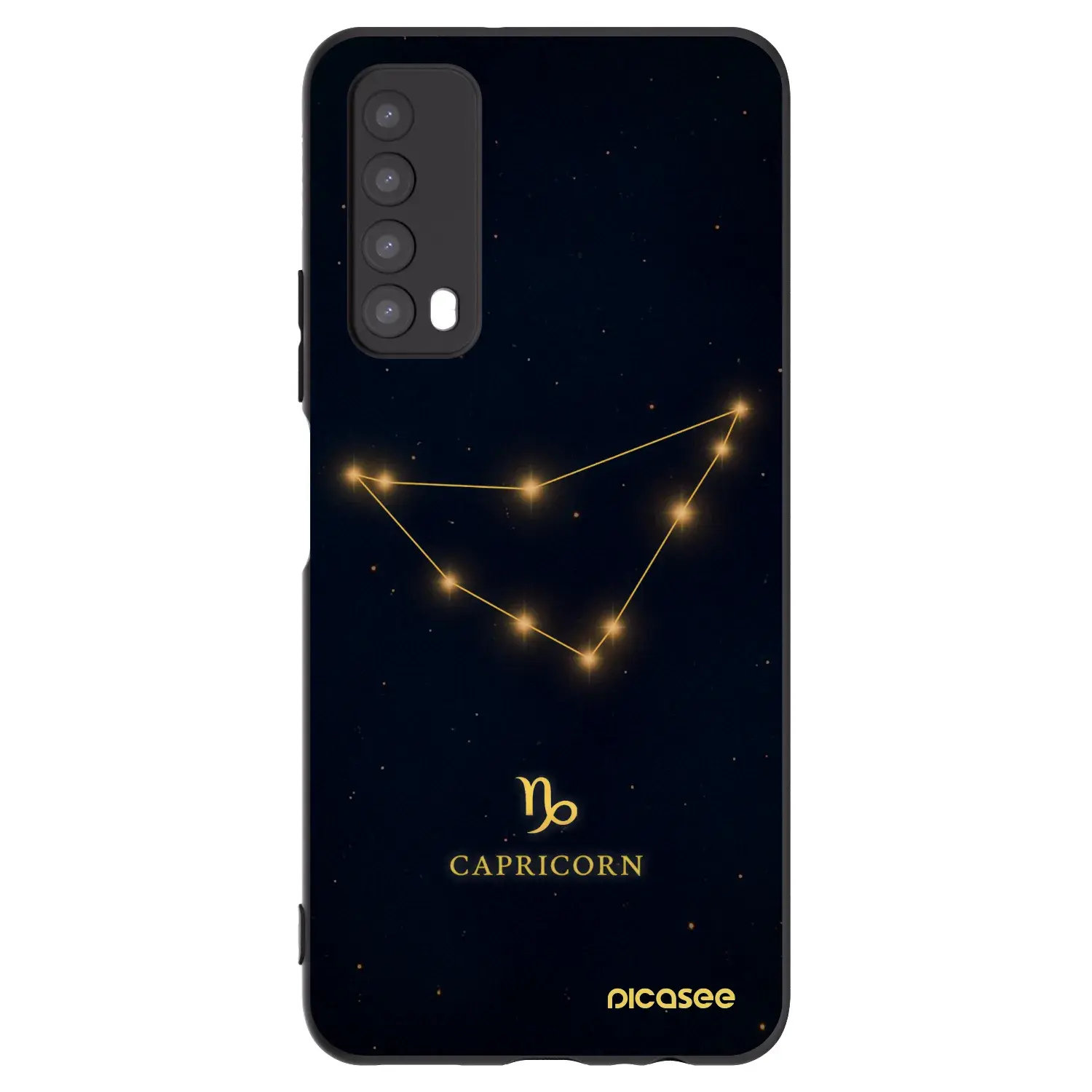 Silikonový černý obal pro Huawei P Smart 2021 - CAPRICORN