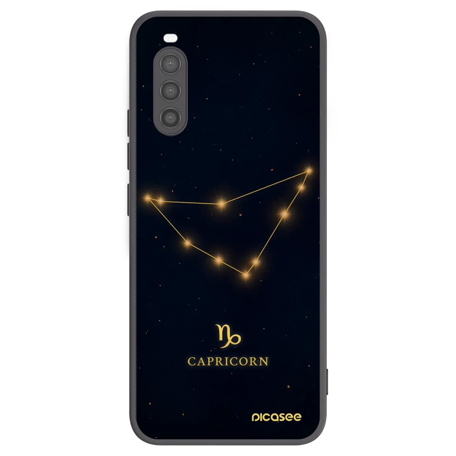 Silikonový černý obal pro Sony Xperia 10 II - CAPRICORN