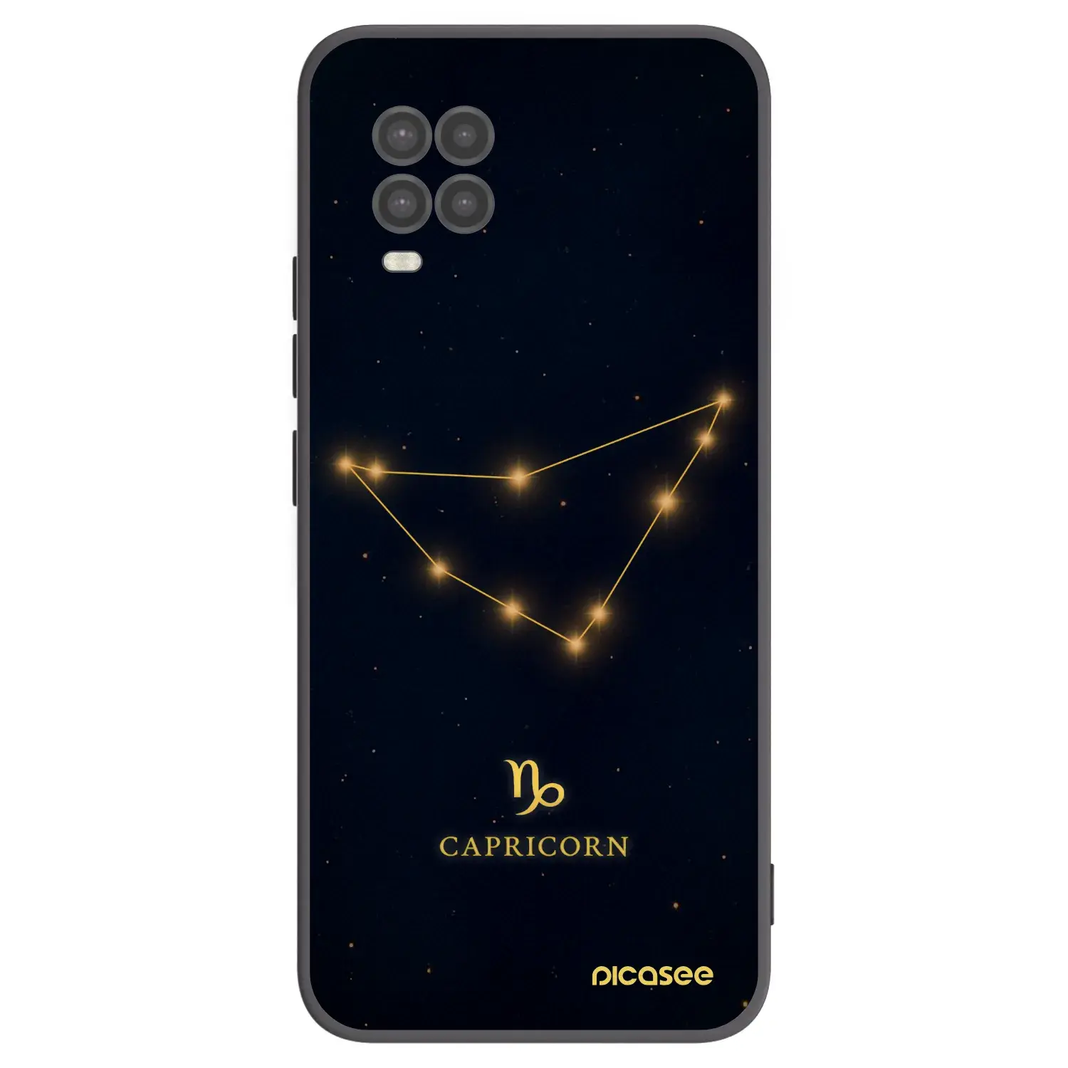 Silikonový černý obal pro Xiaomi Mi 10 Lite - CAPRICORN