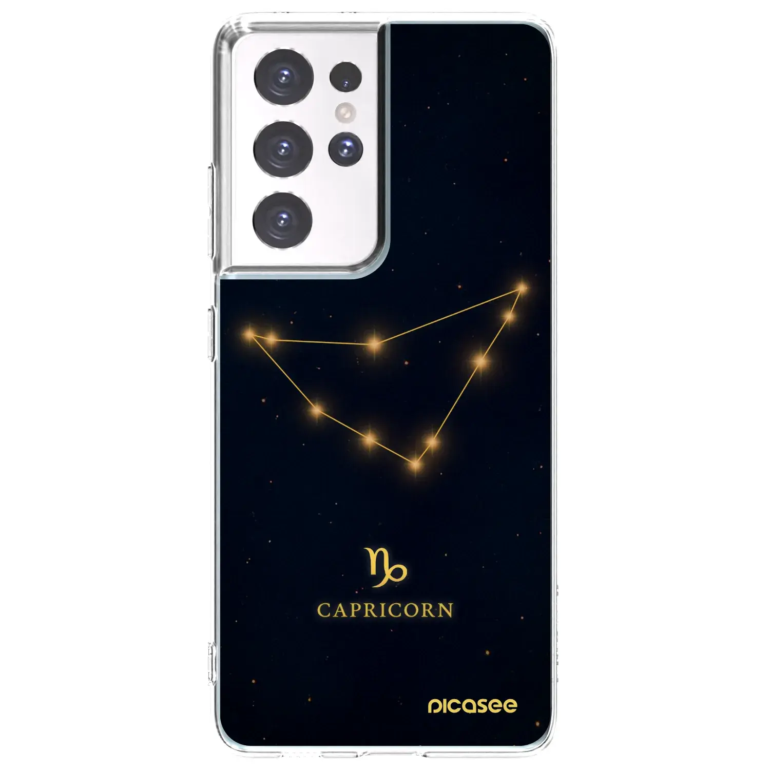 Silikonový průhledný obal pro Samsung Galaxy S21 Ultra 5G G998B - CAPRICORN
