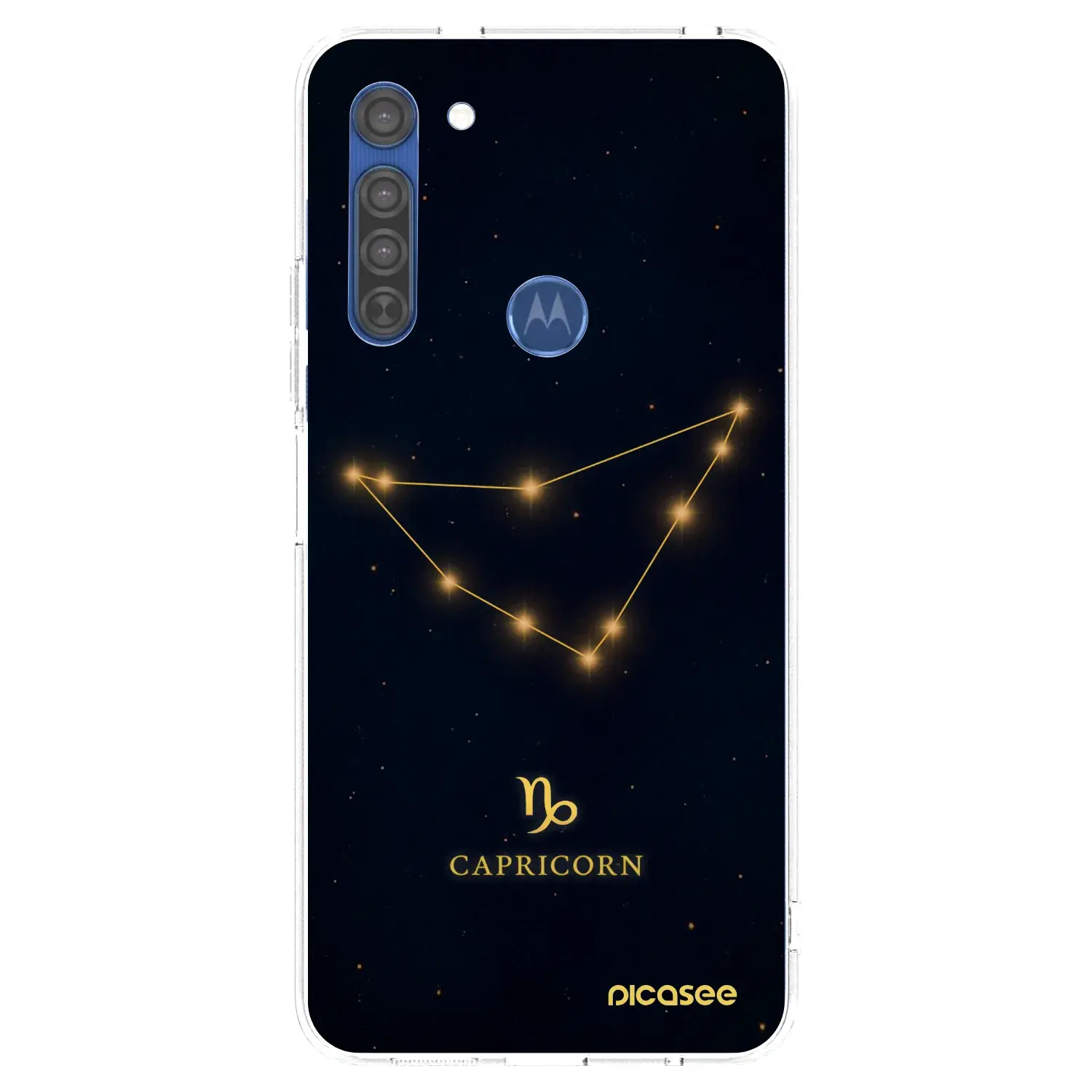 Silikonový průhledný obal pro Motorola Moto G8 - CAPRICORN