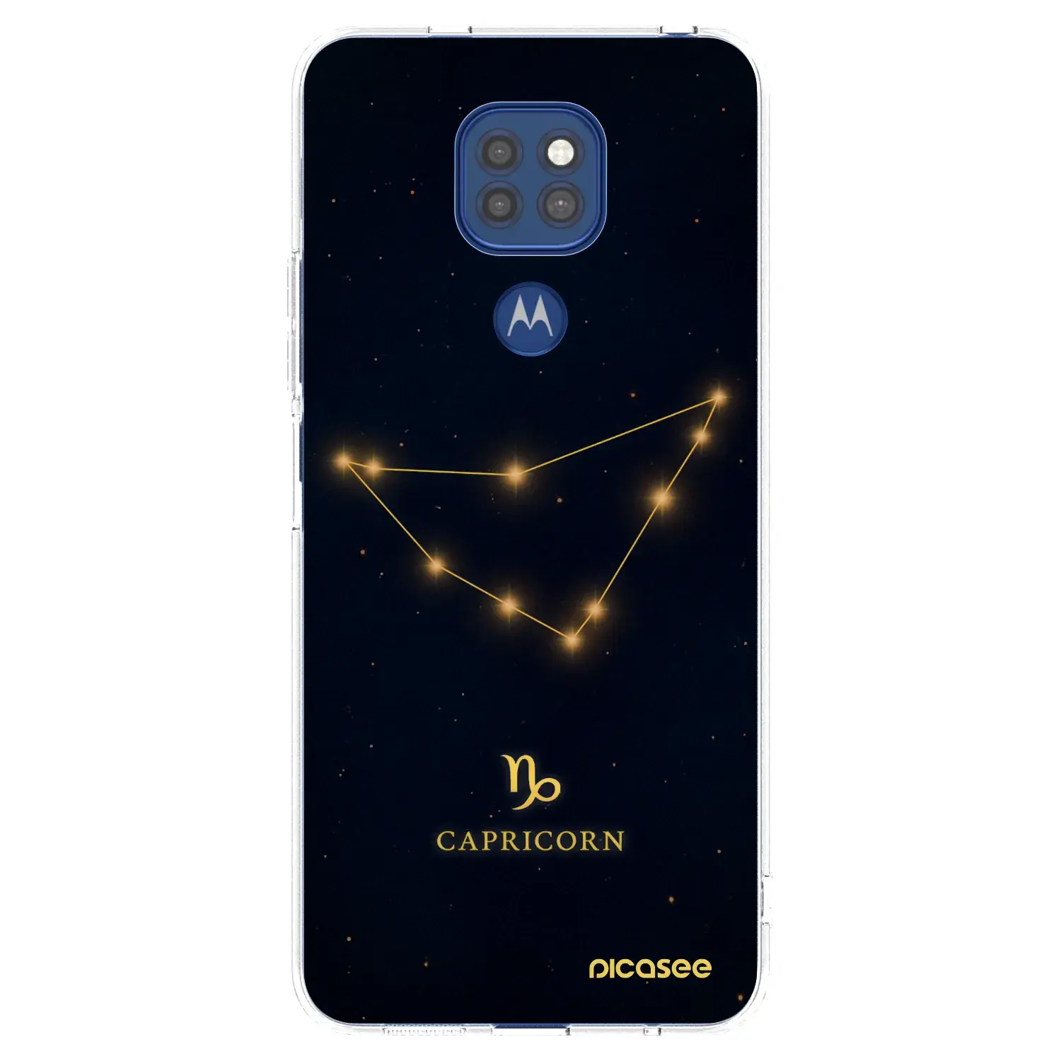 Silikonový průhledný obal pro Motorola Moto G9 Play - CAPRICORN