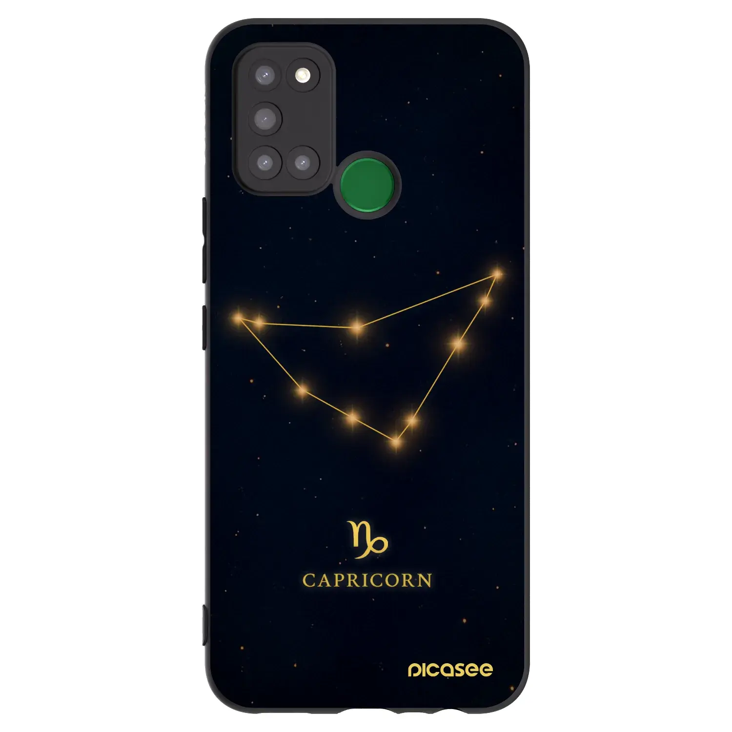 Silikonový černý obal pro Realme 7i - CAPRICORN