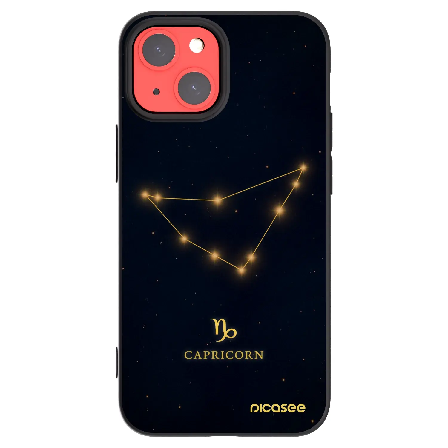 Silikonový černý obal pro Apple iPhone 13 mini - CAPRICORN
