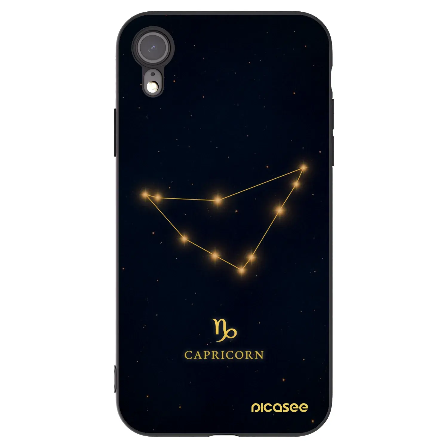 Silikonový černý obal pro Apple iPhone XR - CAPRICORN