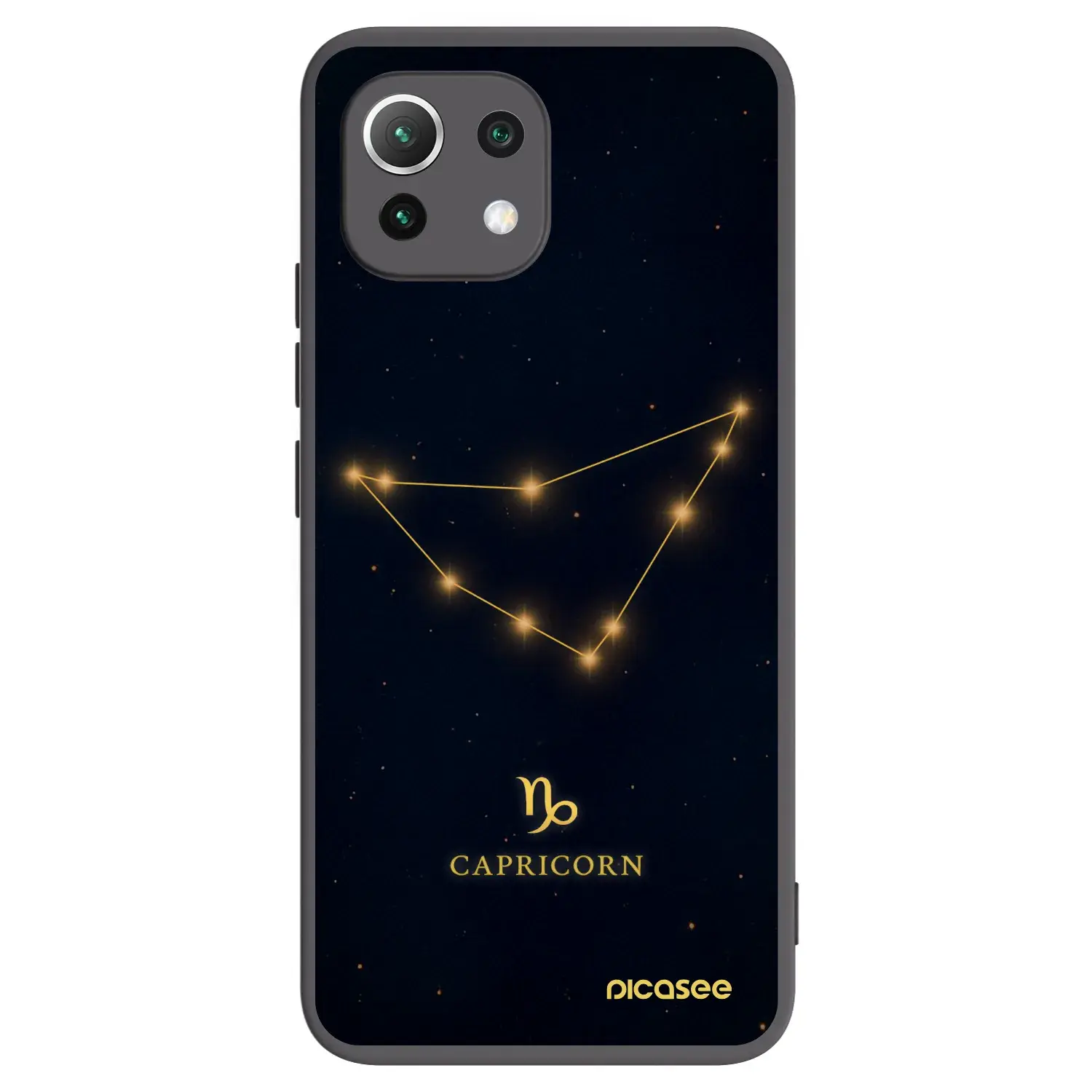 Silikonový černý obal pro Xiaomi 11 Lite 5G NE - CAPRICORN