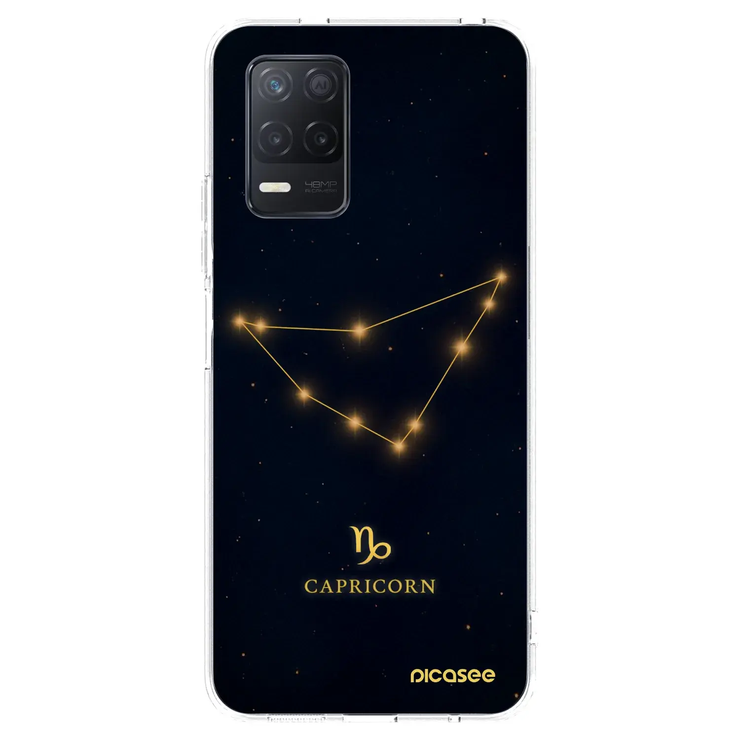 Silikonový průhledný obal pro Realme 8 5G - CAPRICORN