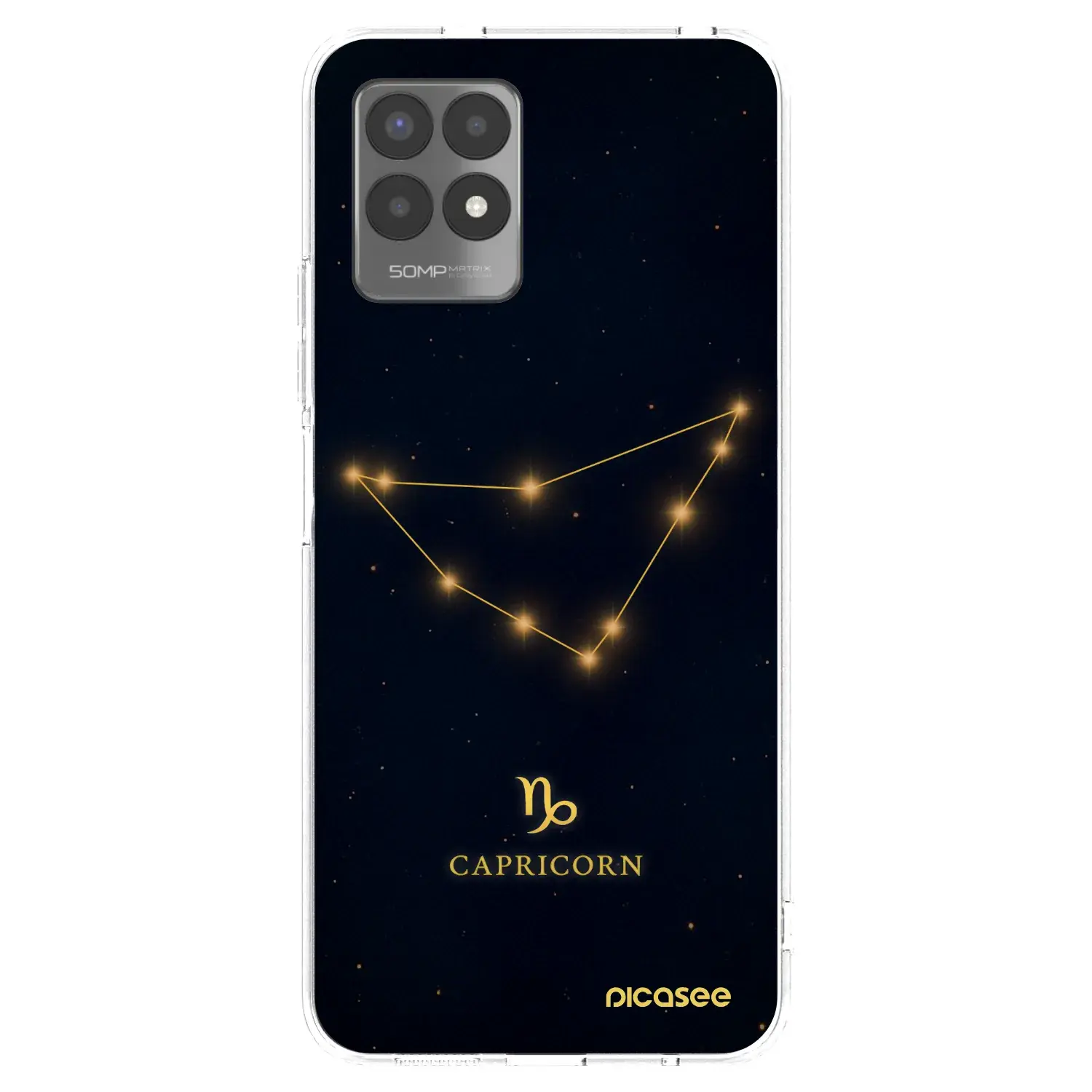 Silikonový průhledný obal pro Realme 8i - CAPRICORN