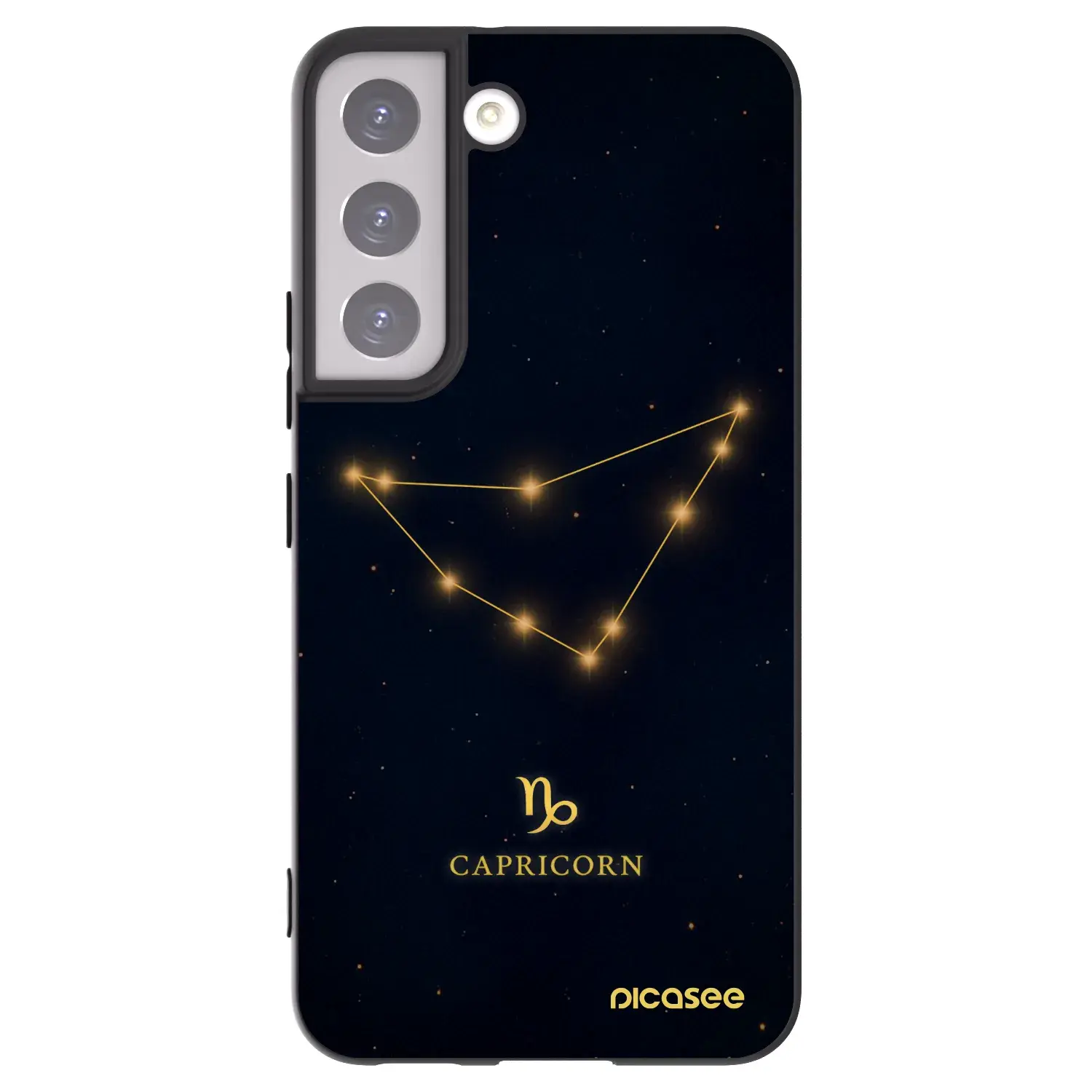Silikonový černý obal pro Samsung Galaxy S22 5G - CAPRICORN