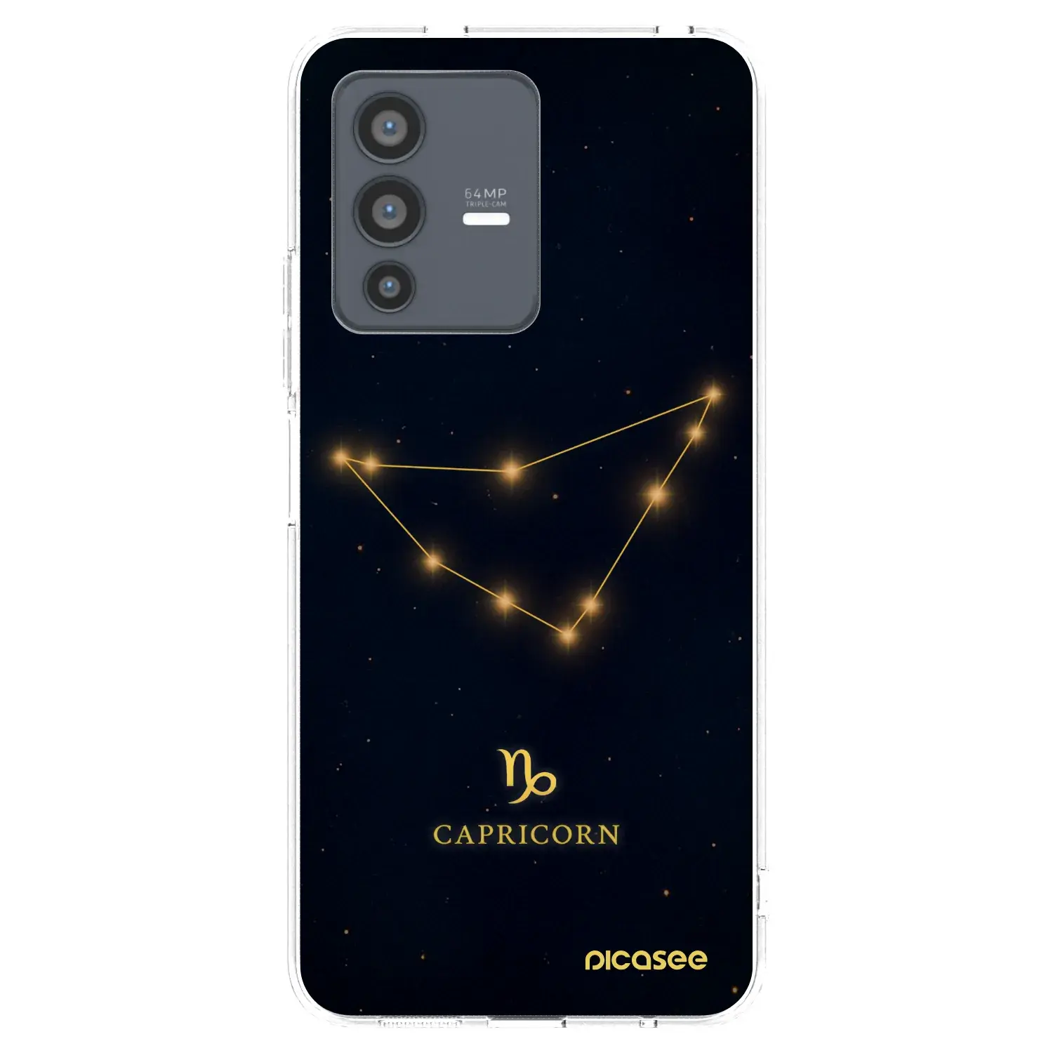 Silikonový průhledný obal pro Vivo V23 5G - CAPRICORN