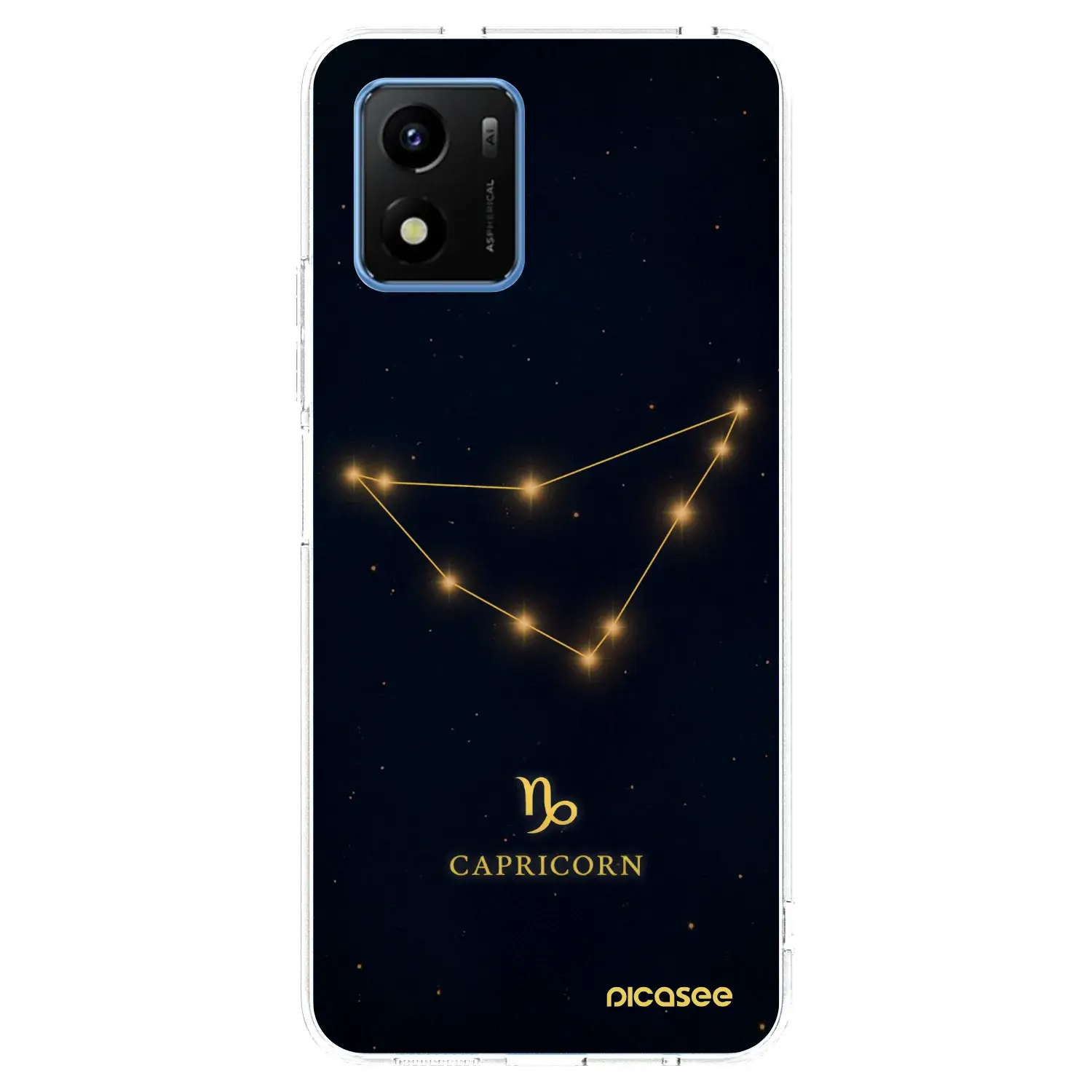 Silikonový průhledný obal pro Vivo Y01 - CAPRICORN