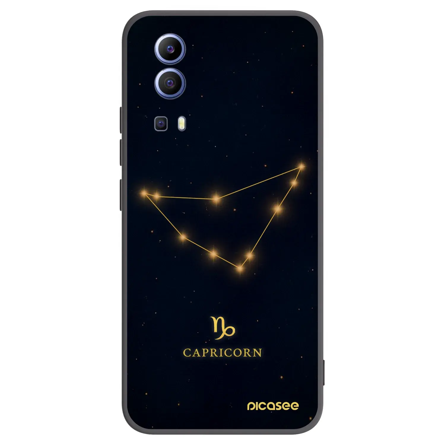 Silikonový černý obal pro Vivo Y52 5G - CAPRICORN