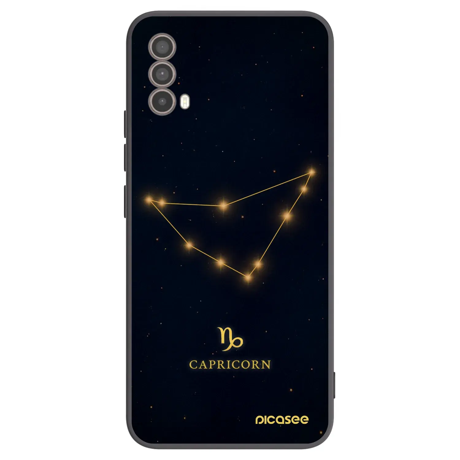 Silikonový černý obal pro Motorola Moto E40 - CAPRICORN